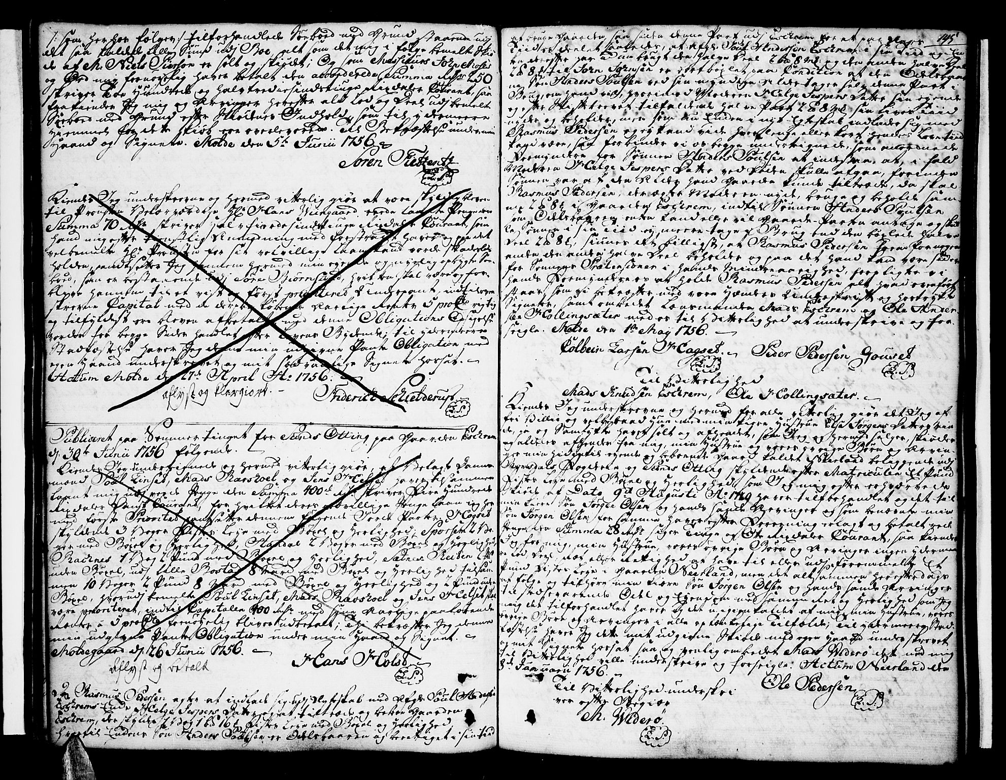 Romsdal sorenskriveri, SAT/A-4149/1/2/2C/L0003: Pantebok nr. 3, 1747-1767, s. 145