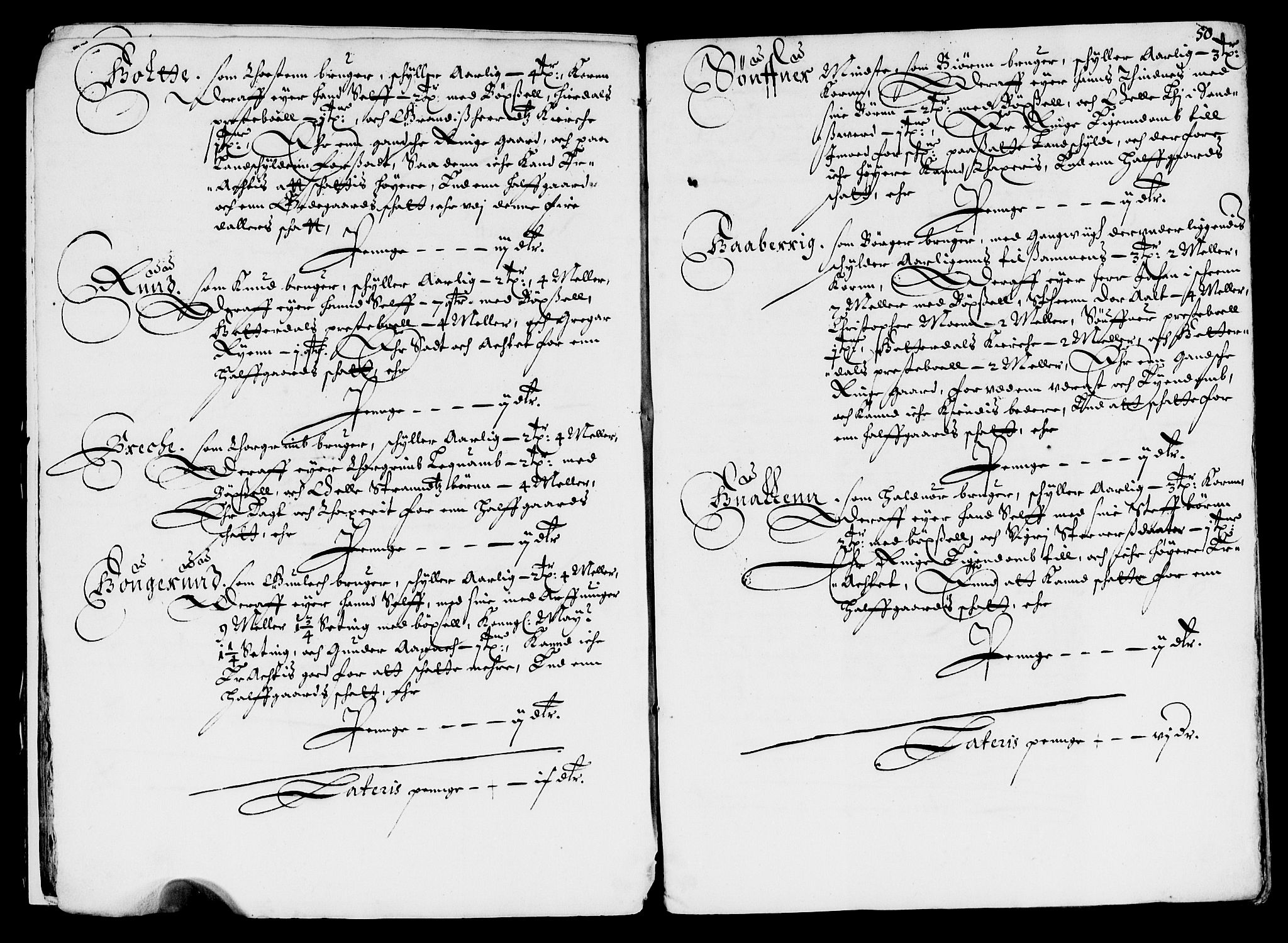 Rentekammeret inntil 1814, Reviderte regnskaper, Lensregnskaper, AV/RA-EA-5023/R/Rb/Rbp/L0038: Bratsberg len, 1651-1653