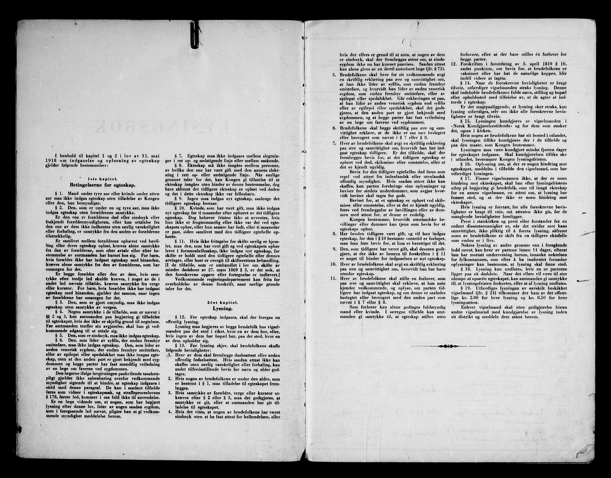 Skien kirkebøker, SAKO/A-302/H/Ha/L0003: Lysningsprotokoll nr. 3, 1949-1955