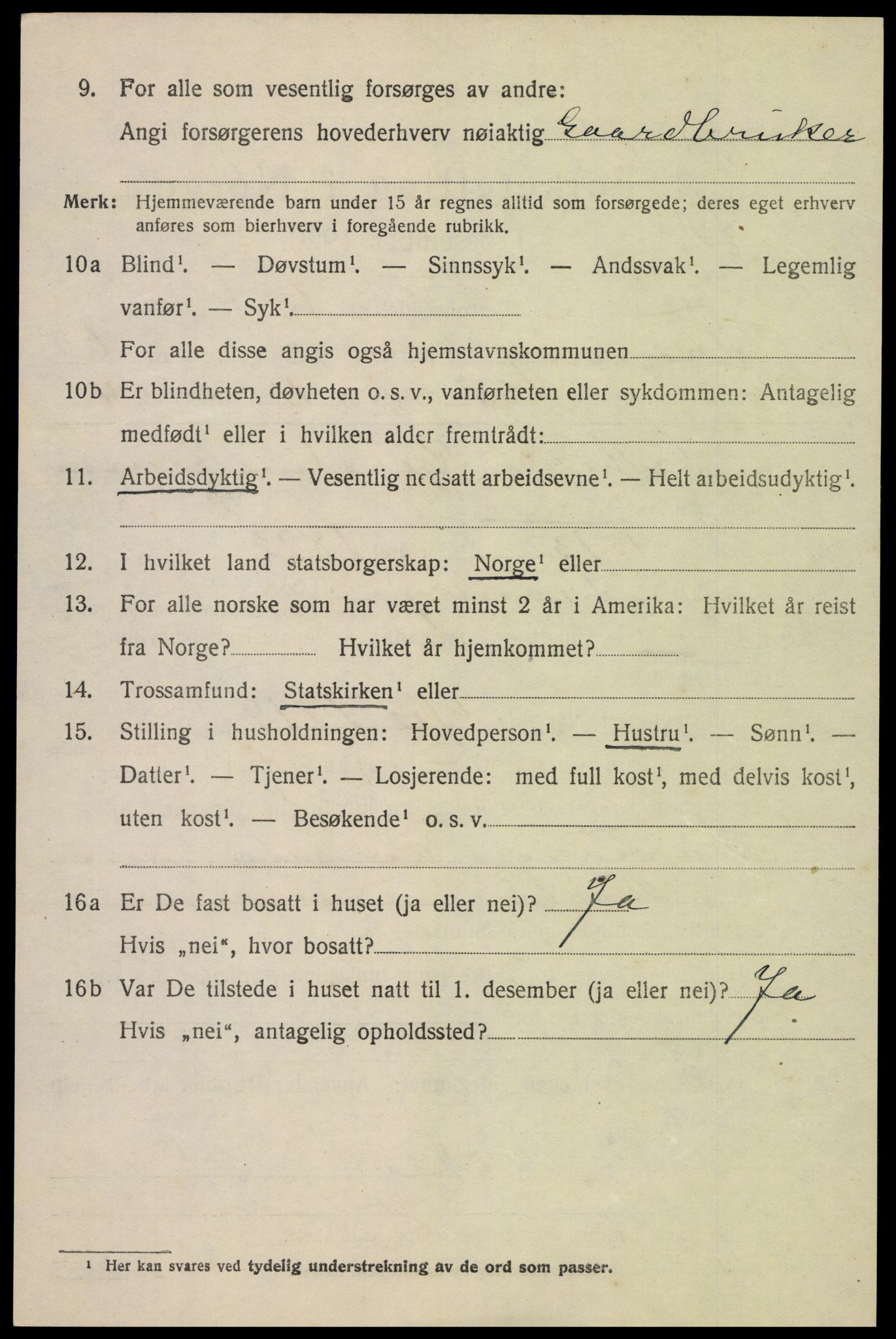 SAK, Folketelling 1920 for 0921 Tromøy herred, 1920, s. 4962