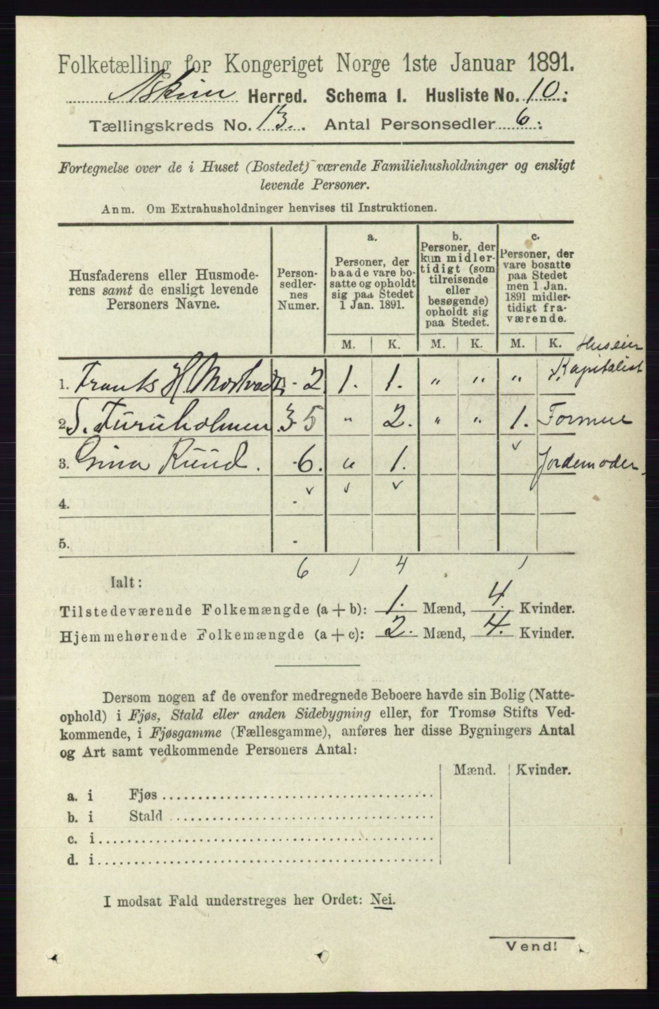 RA, Folketelling 1891 for 0124 Askim herred, 1891, s. 2020