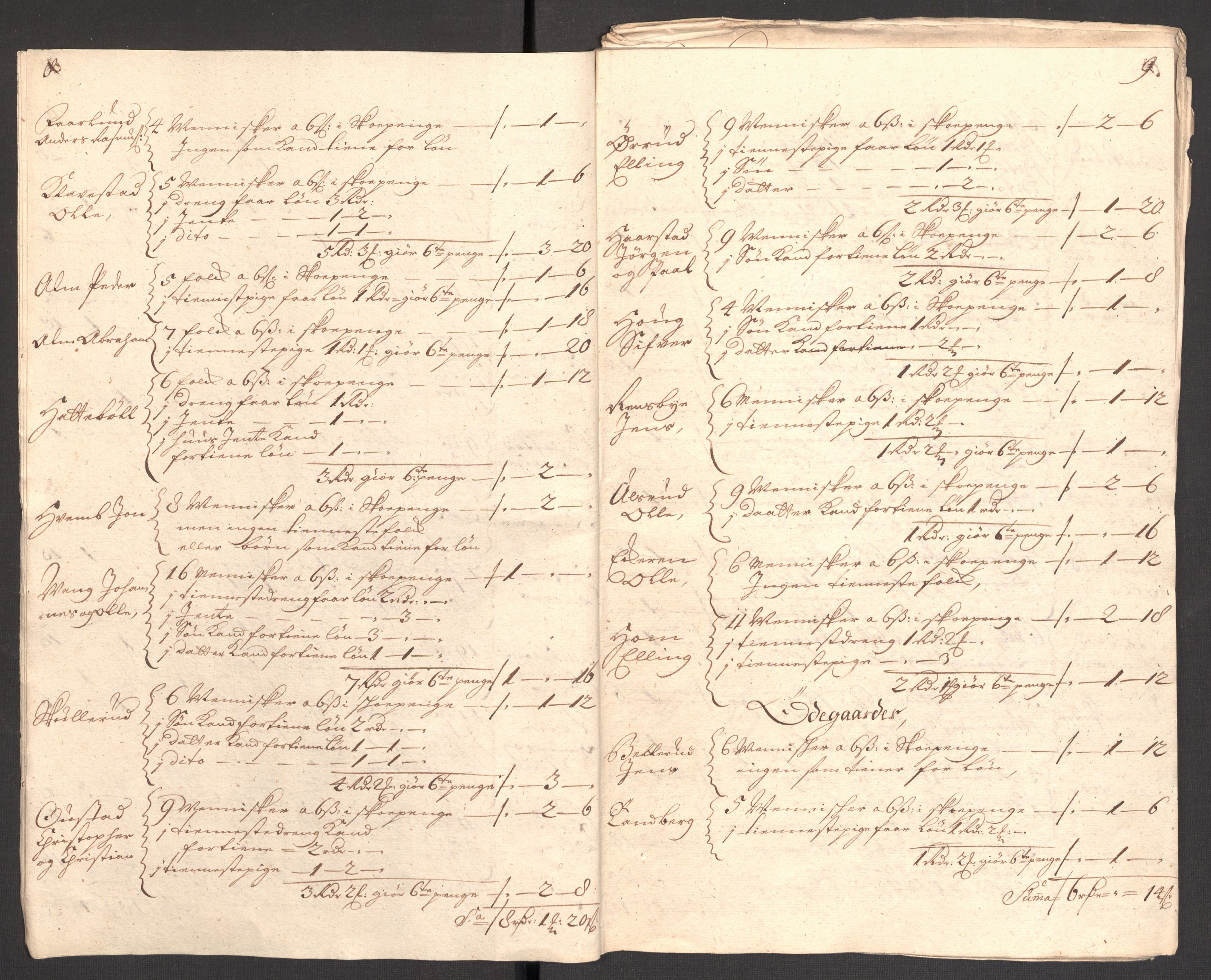 Rentekammeret inntil 1814, Reviderte regnskaper, Fogderegnskap, RA/EA-4092/R18/L1308: Fogderegnskap Hadeland, Toten og Valdres, 1711, s. 215