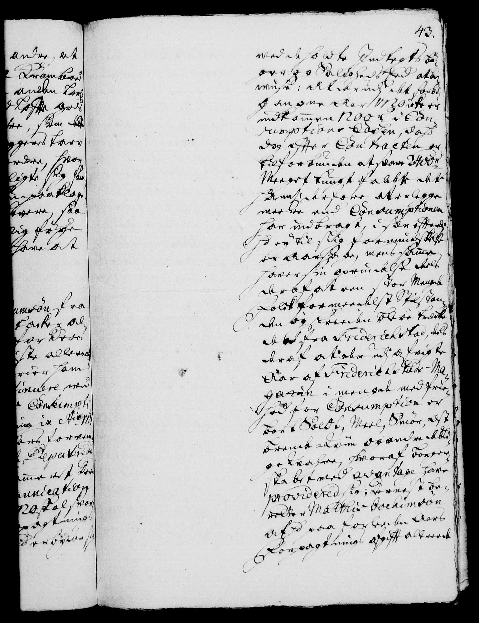 Rentekammeret, Kammerkanselliet, AV/RA-EA-3111/G/Gh/Gha/L0003: Norsk ekstraktmemorialprotokoll, sak. 600-765 (merket RK 53.48), 1720-1721, s. 43