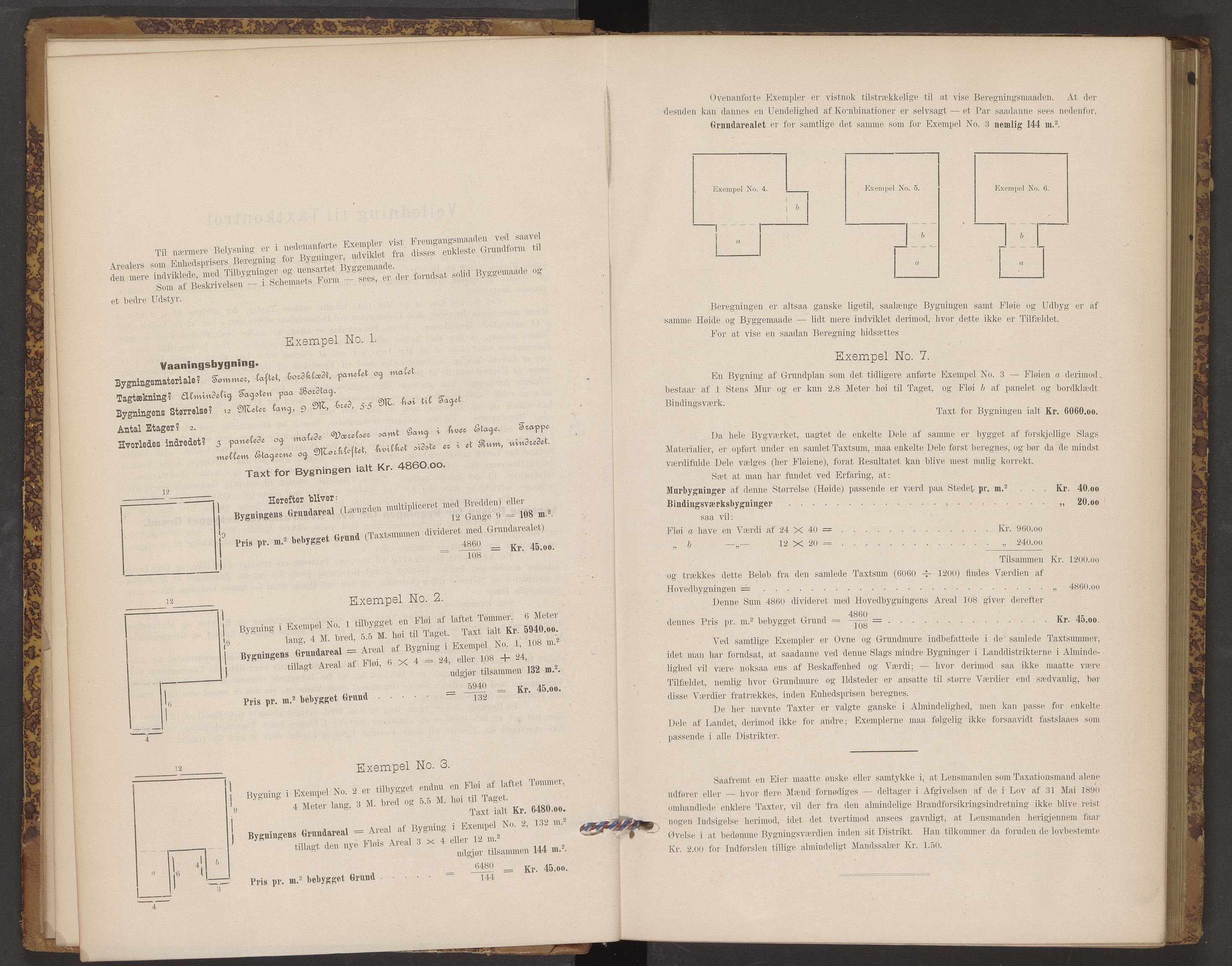 Norges Brannkasse Lurøy, AV/SAT-A-5577/Fb/L0001: Branntakstprotokoll, 1894-1907