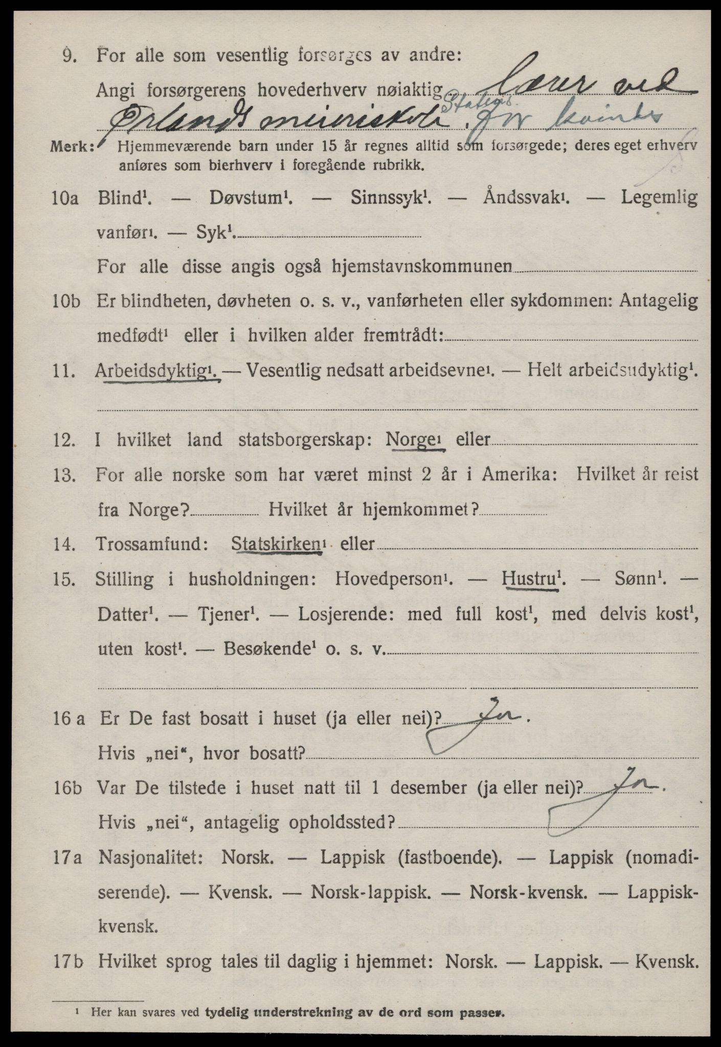 SAT, Folketelling 1920 for 1621 Ørland herred, 1920, s. 3866