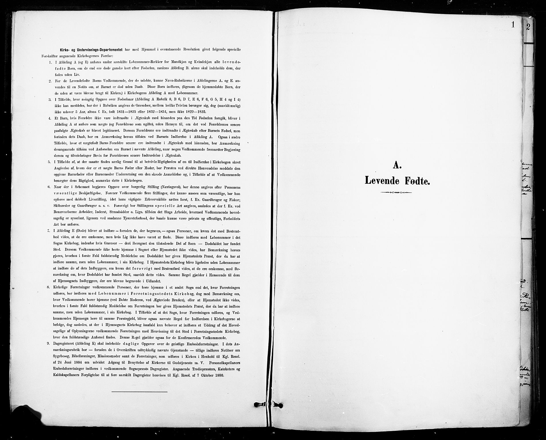 Nord-Odal prestekontor, AV/SAH-PREST-032/H/Ha/Hab/L0003: Klokkerbok nr. 3, 1895-1923, s. 1