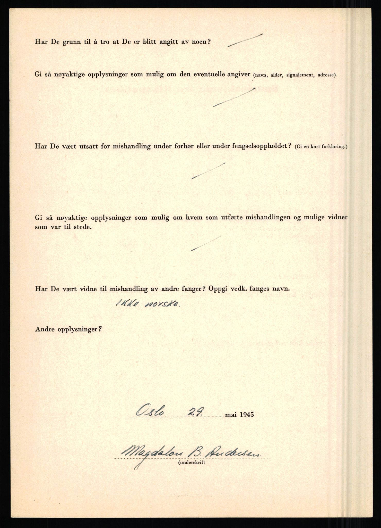 Rikspolitisjefen, AV/RA-S-1560/L/L0001: Abelseth, Rudolf - Berentsen, Odd, 1940-1945, s. 490