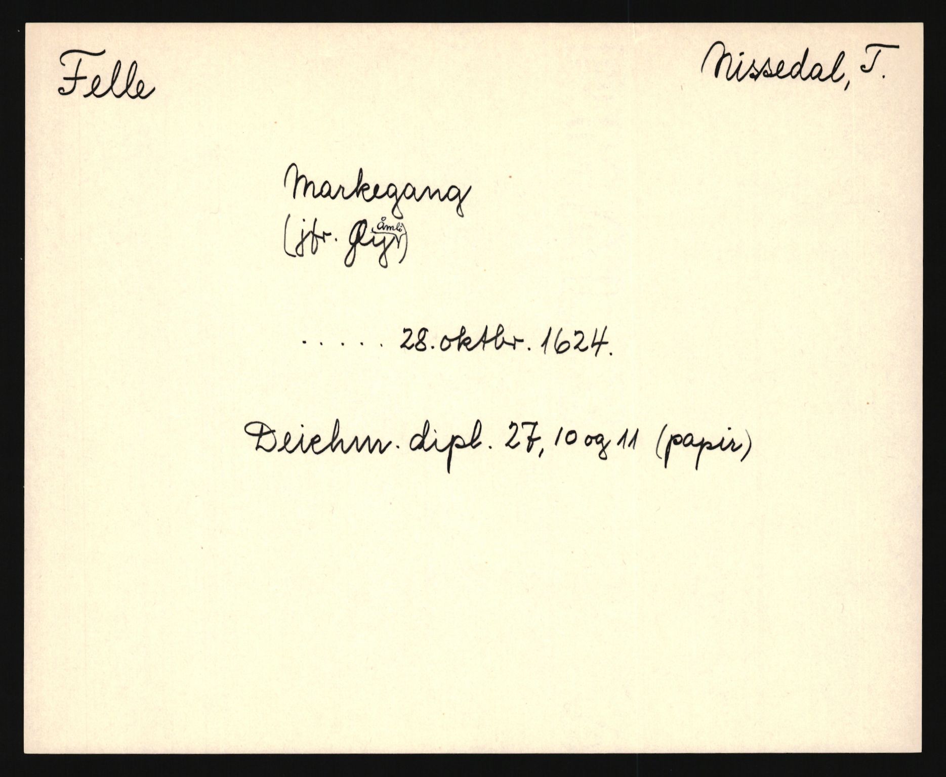 Riksarkivets diplomsamling, AV/RA-EA-5965/F35/F35e/L0022: Registreringssedler Telemark 3, 1400-1700, s. 61