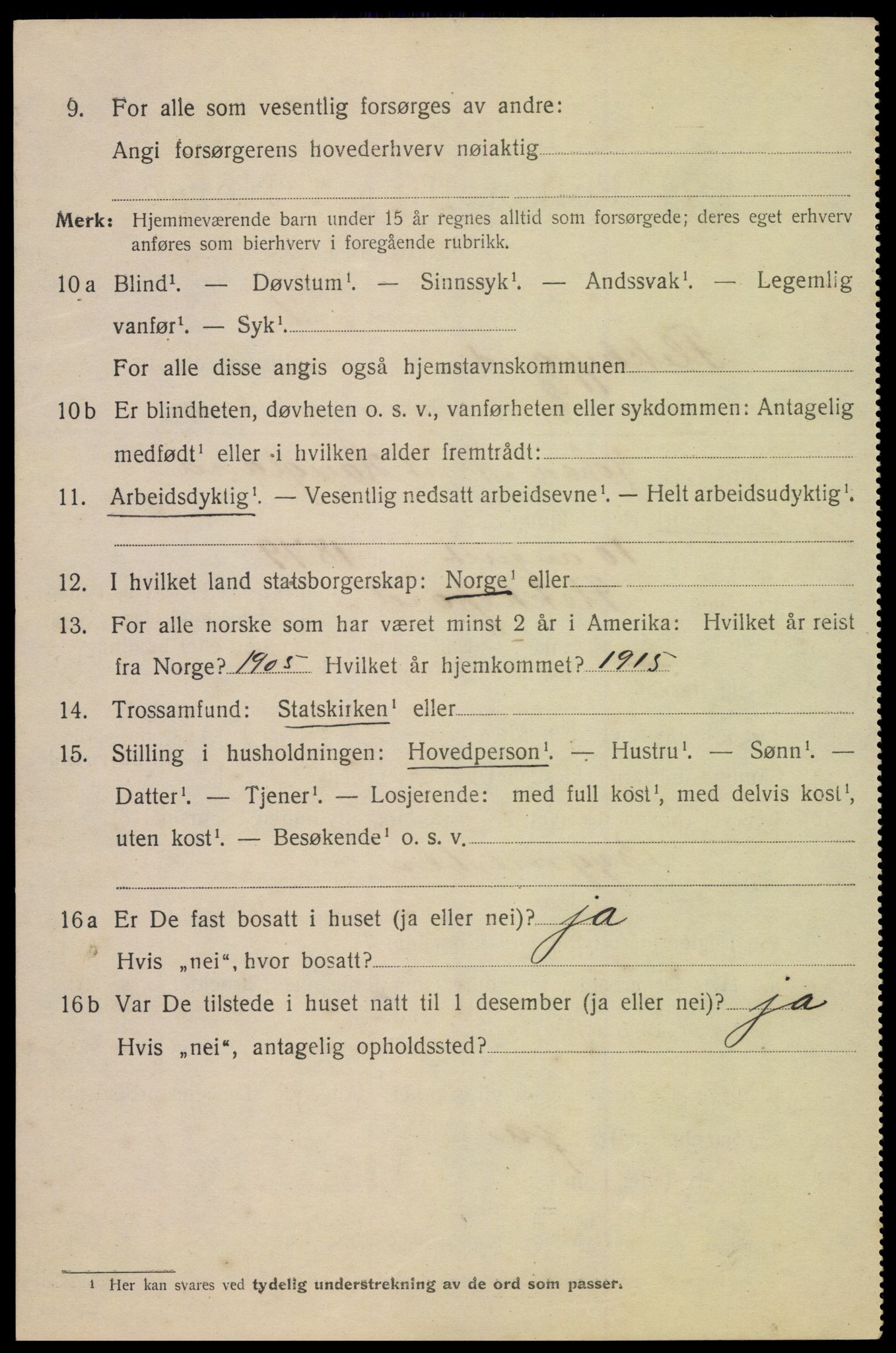 SAK, Folketelling 1920 for 1004 Flekkefjord kjøpstad, 1920, s. 5837