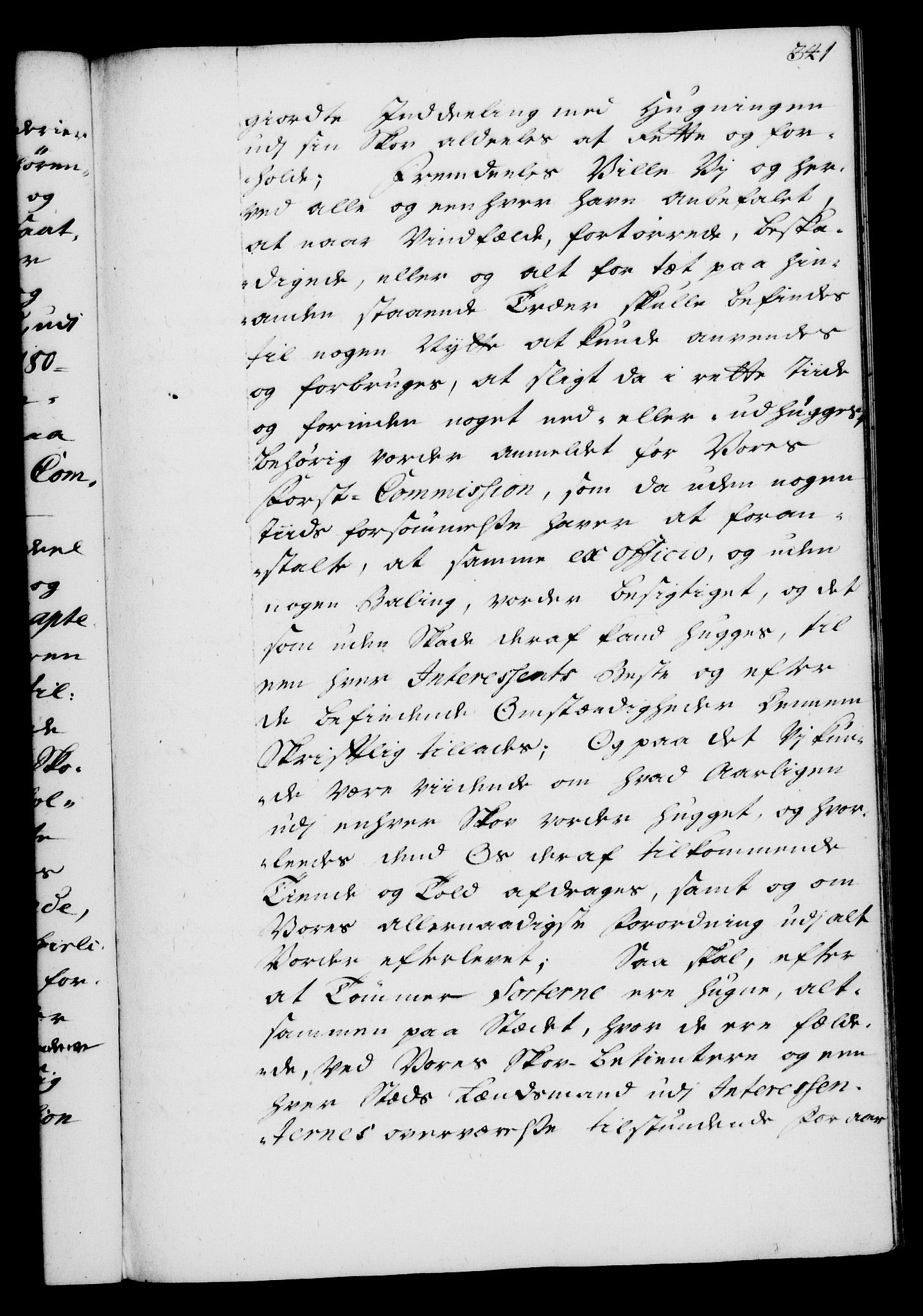 Rentekammeret, Kammerkanselliet, AV/RA-EA-3111/G/Gg/Gga/L0004: Norsk ekspedisjonsprotokoll med register (merket RK 53.4), 1734-1741, s. 341