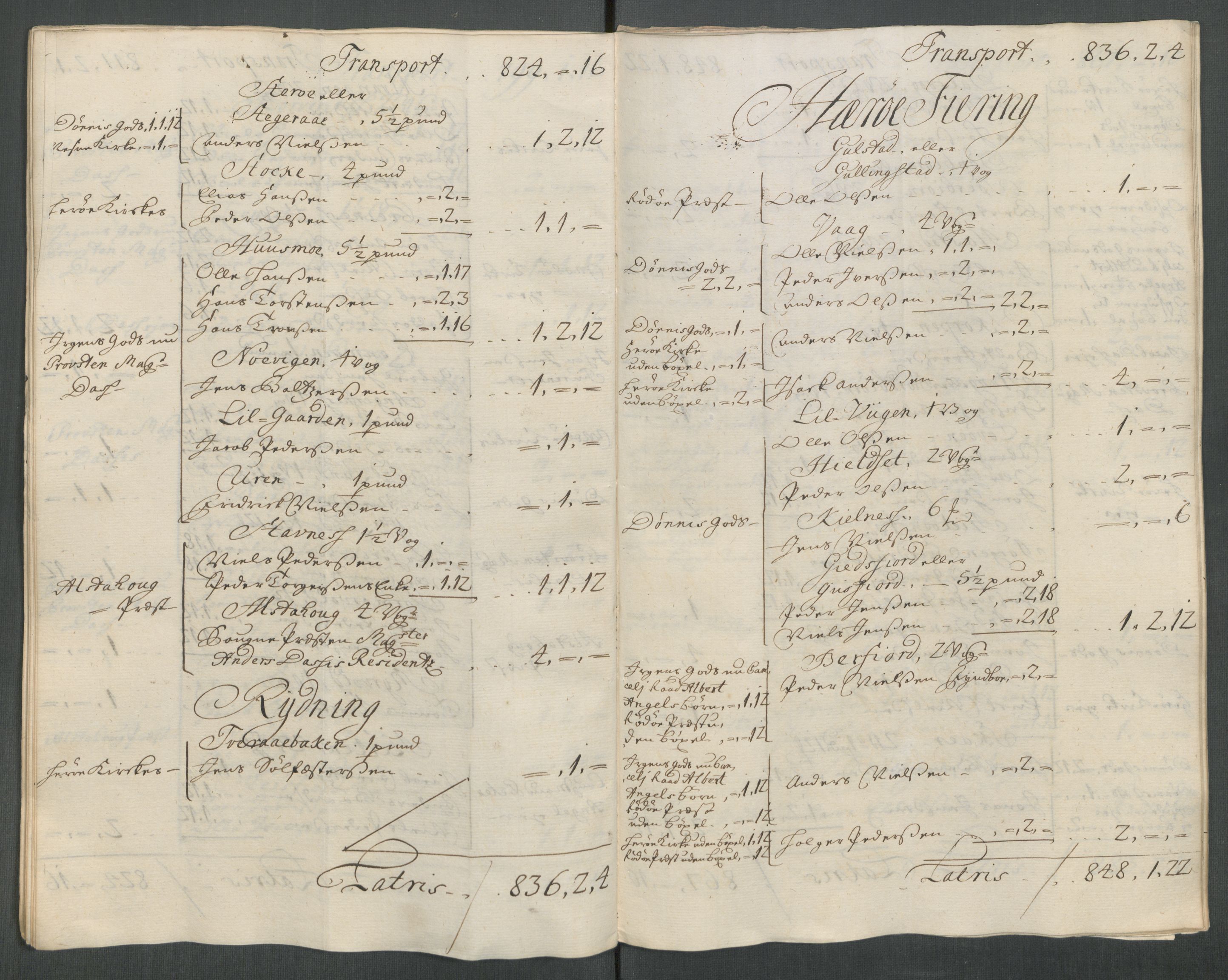 Rentekammeret inntil 1814, Reviderte regnskaper, Fogderegnskap, AV/RA-EA-4092/R65/L4515: Fogderegnskap Helgeland, 1717, s. 56