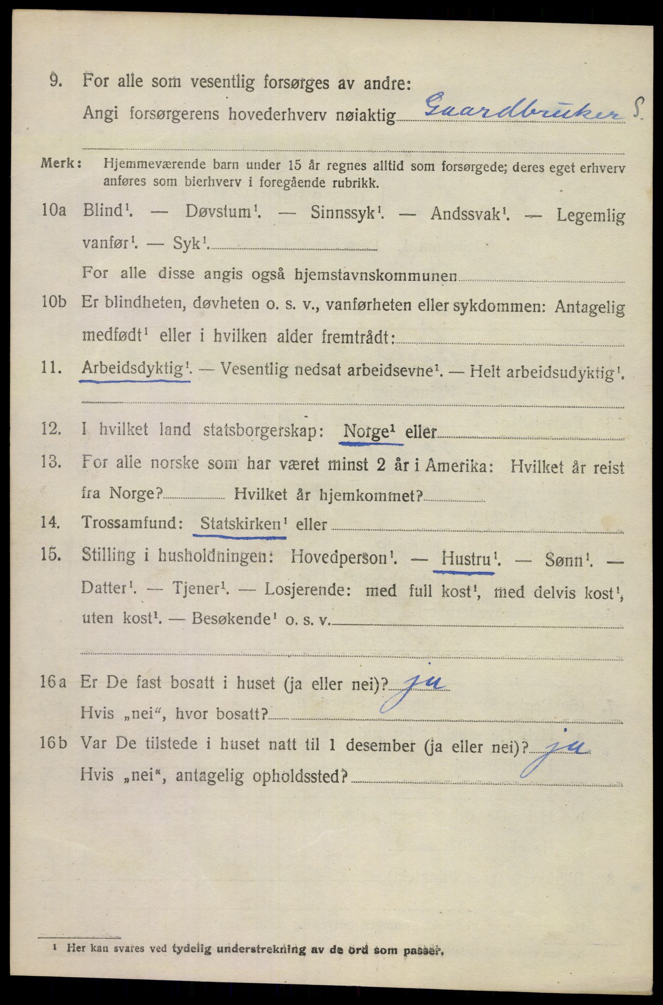 SAKO, Folketelling 1920 for 0719 Andebu herred, 1920, s. 2667
