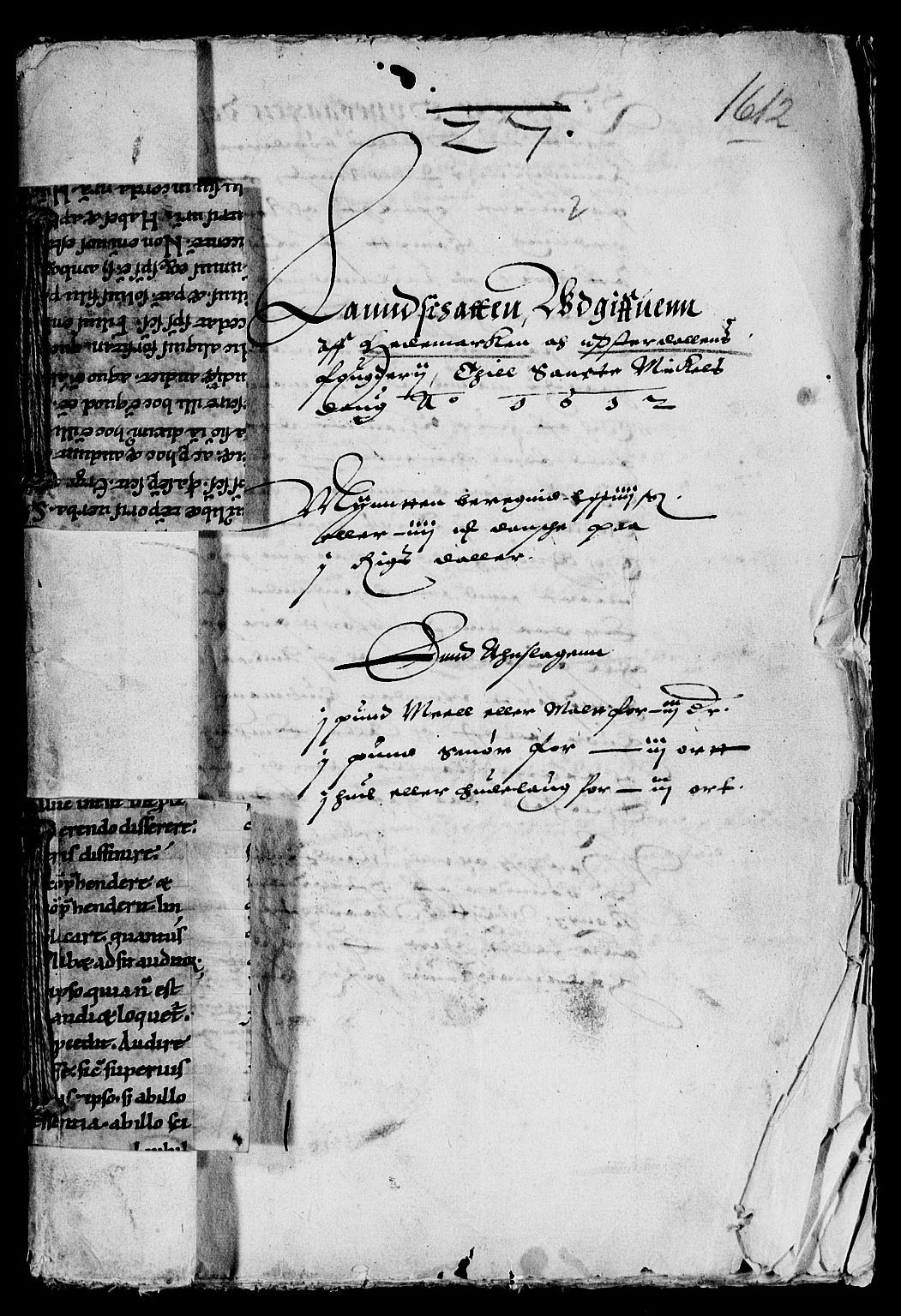 Rentekammeret inntil 1814, Reviderte regnskaper, Lensregnskaper, AV/RA-EA-5023/R/Rb/Rba/L0031: Akershus len, 1612-1613