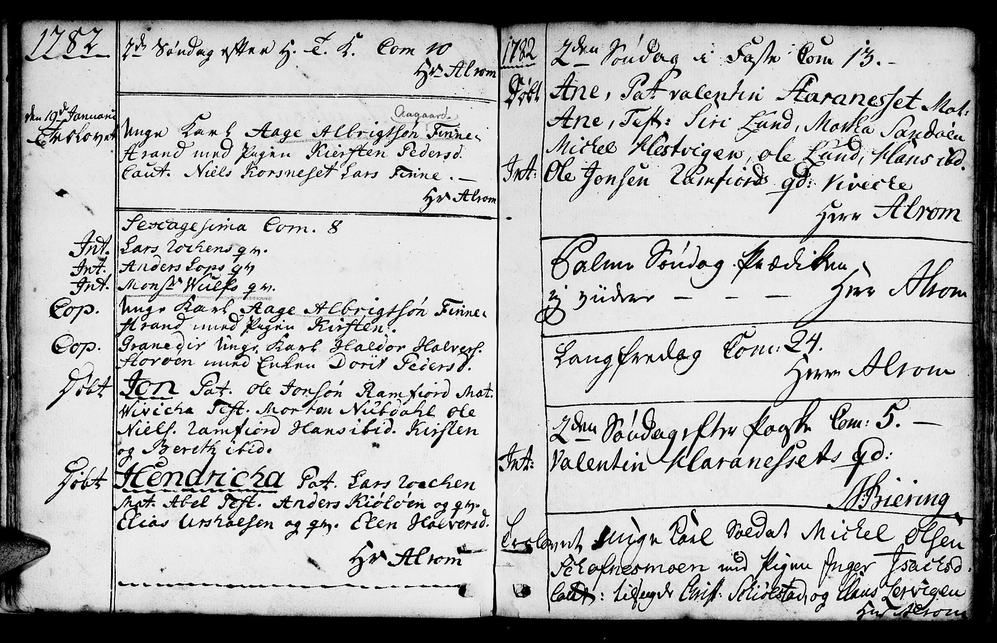 Ministerialprotokoller, klokkerbøker og fødselsregistre - Nord-Trøndelag, AV/SAT-A-1458/780/L0632: Ministerialbok nr. 780A01, 1736-1786