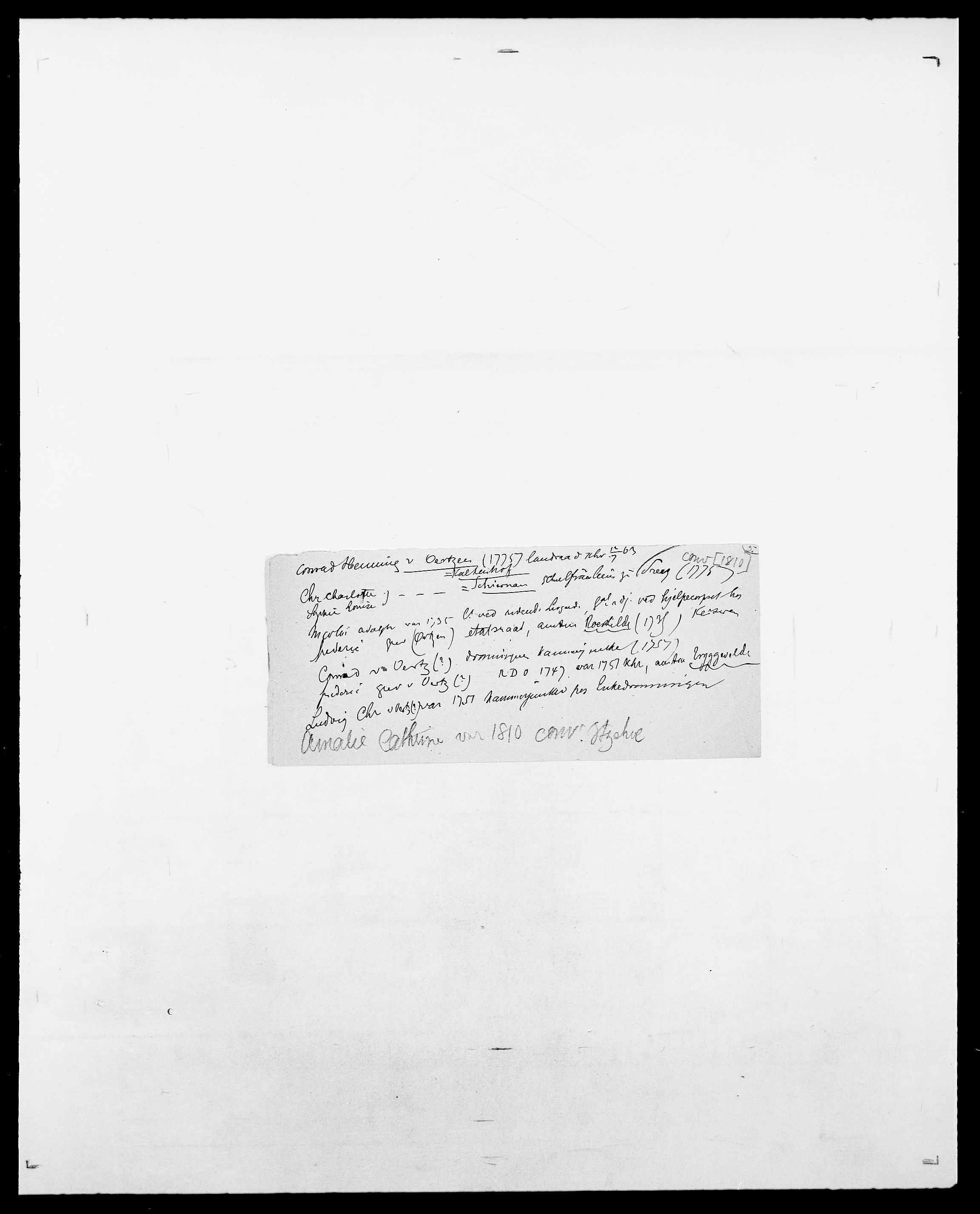Delgobe, Charles Antoine - samling, AV/SAO-PAO-0038/D/Da/L0029: Obel - Oxholm, s. 31