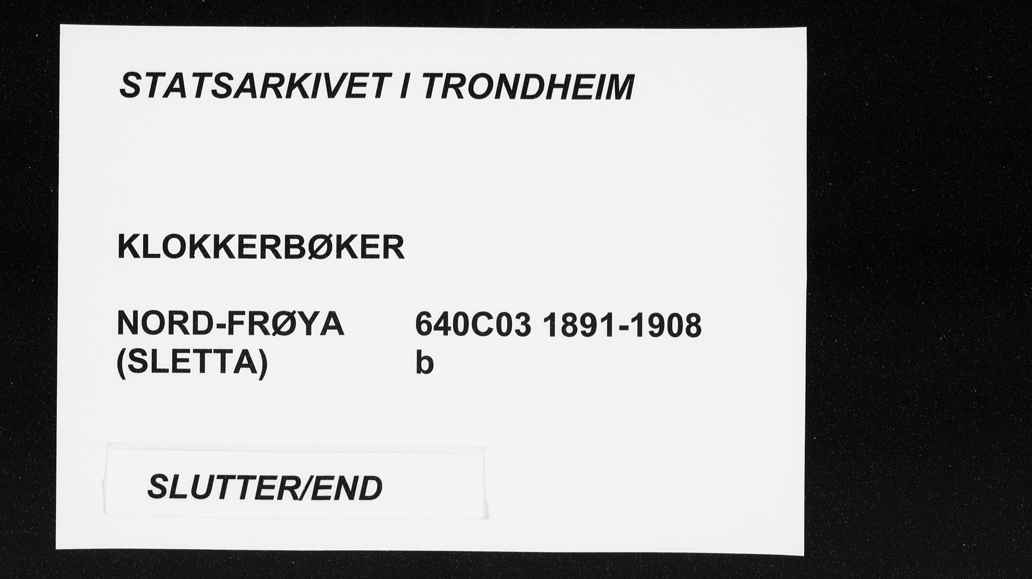 Ministerialprotokoller, klokkerbøker og fødselsregistre - Sør-Trøndelag, SAT/A-1456/640/L0586: Klokkerbok nr. 640C03b, 1891-1908