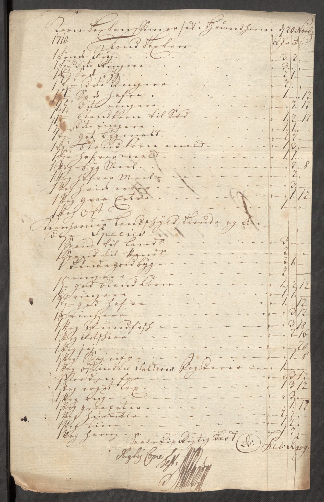 Rentekammeret inntil 1814, Reviderte regnskaper, Fogderegnskap, RA/EA-4092/R62/L4200: Fogderegnskap Stjørdal og Verdal, 1710, s. 180