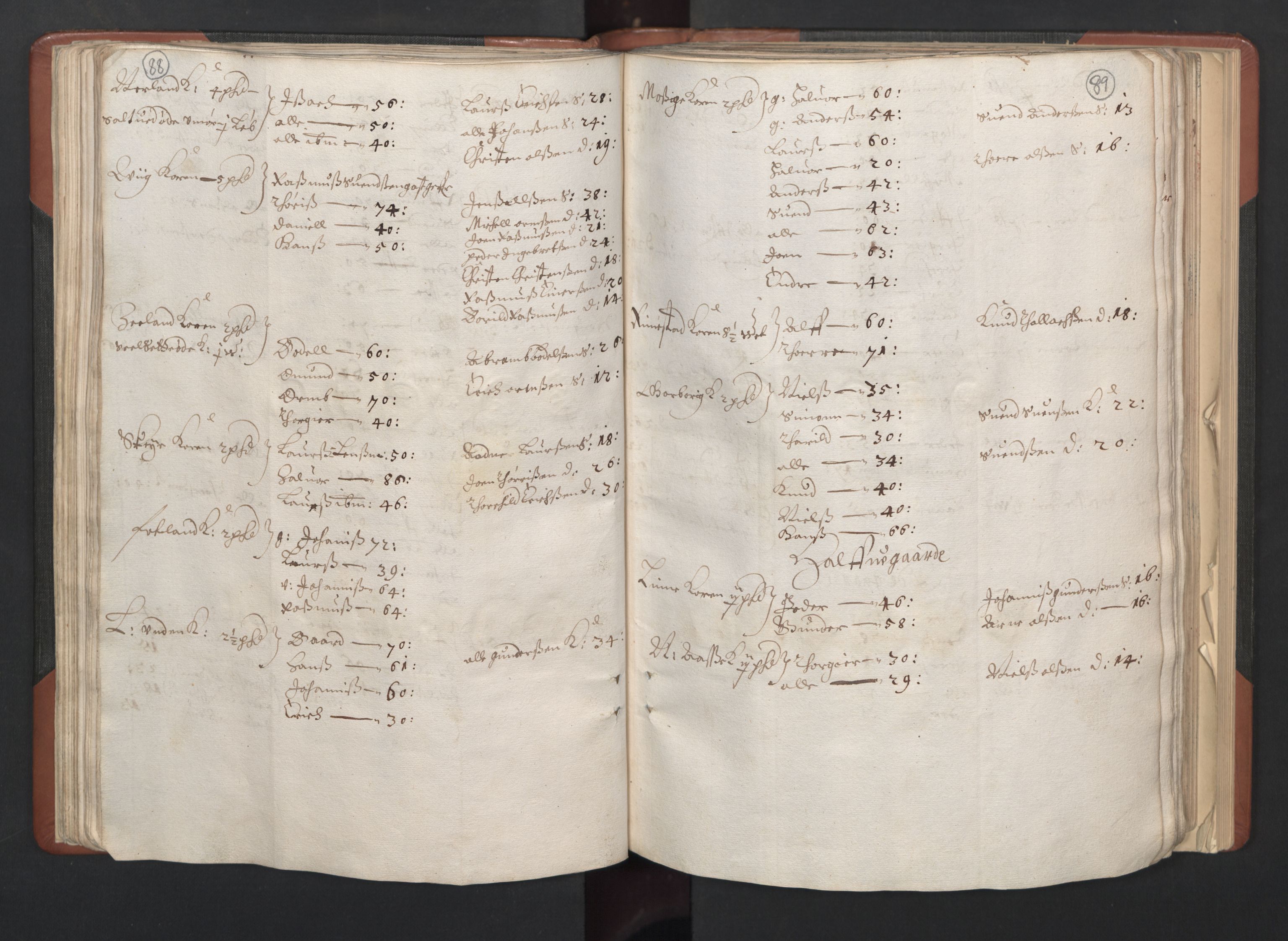 RA, Fogdenes og sorenskrivernes manntall 1664-1666, nr. 11: Jæren og Dalane fogderi, 1664, s. 88-89