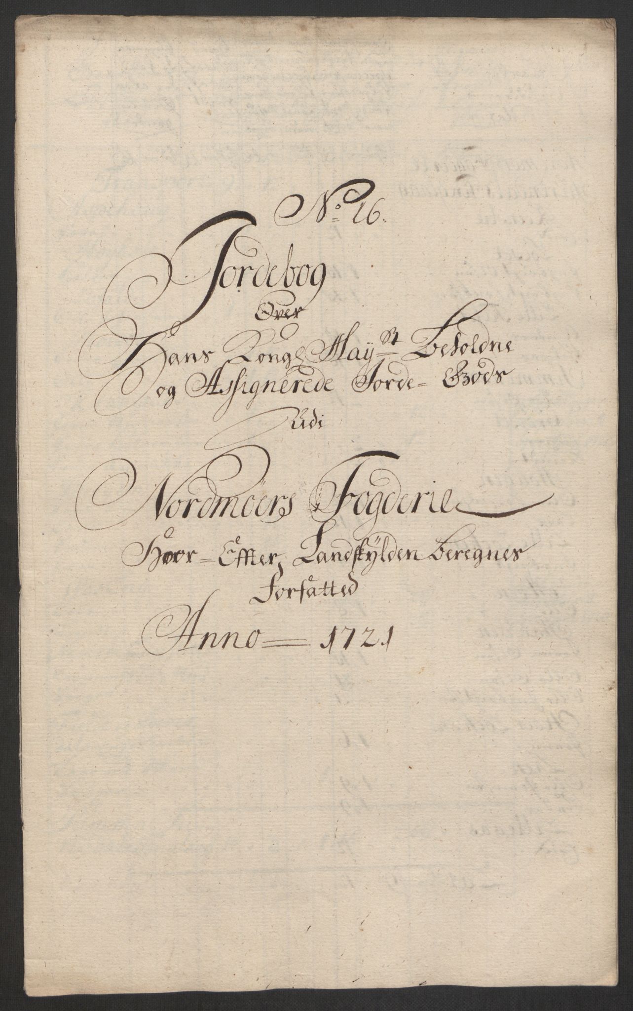 Rentekammeret inntil 1814, Reviderte regnskaper, Fogderegnskap, RA/EA-4092/R56/L3754: Fogderegnskap Nordmøre, 1721, s. 172
