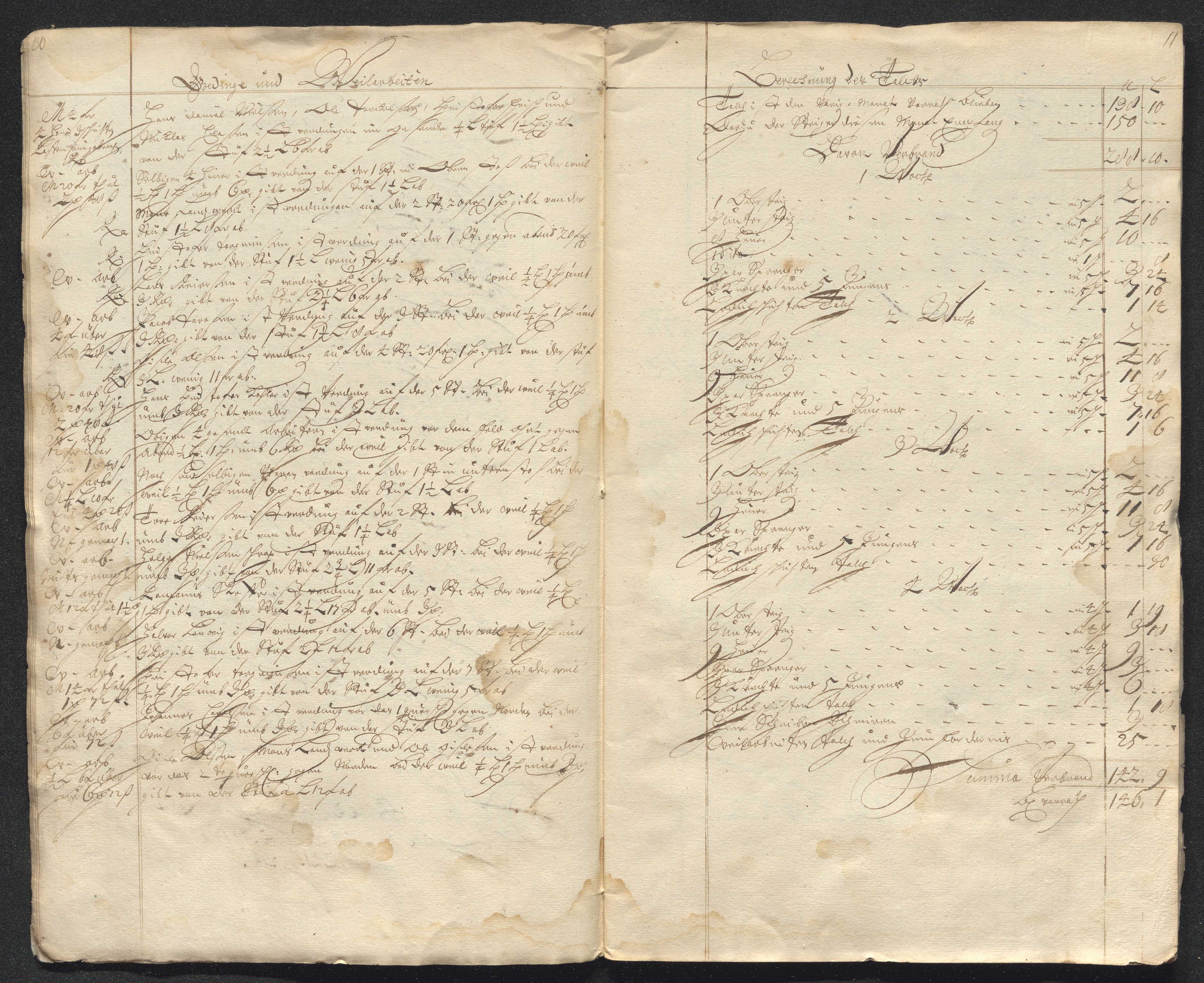 Kongsberg Sølvverk 1623-1816, AV/SAKO-EA-3135/001/D/Dc/Dcd/L0098: Utgiftsregnskap for gruver m.m. , 1710, s. 367