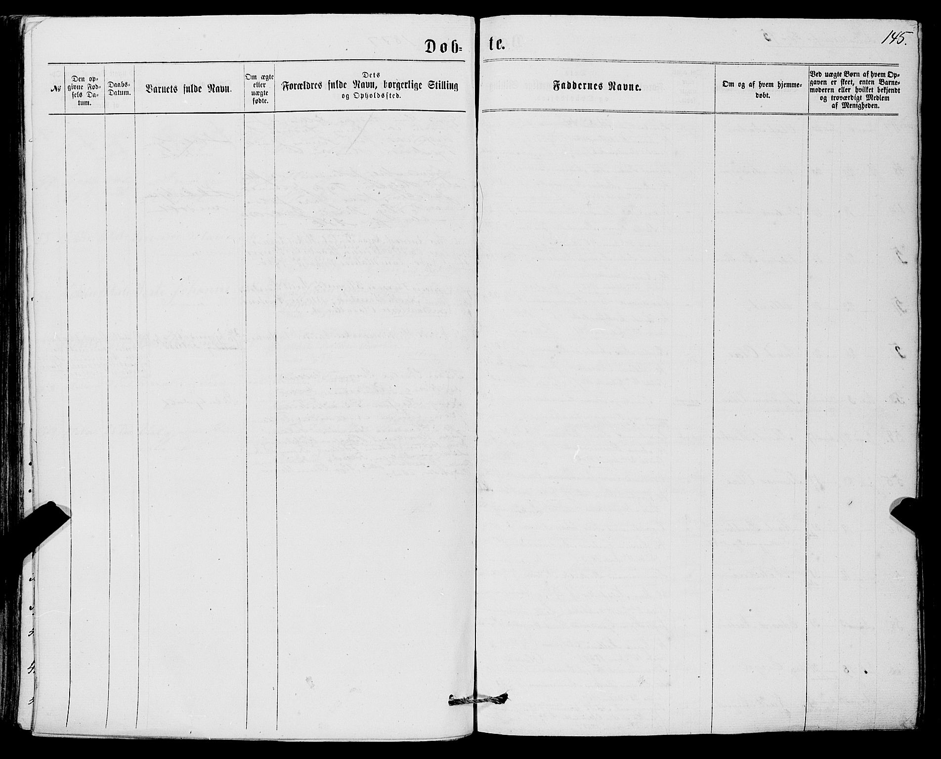 Askøy Sokneprestembete, AV/SAB-A-74101/H/Ha/Haa/Haaa/L0009: Ministerialbok nr. A 9, 1863-1877, s. 145