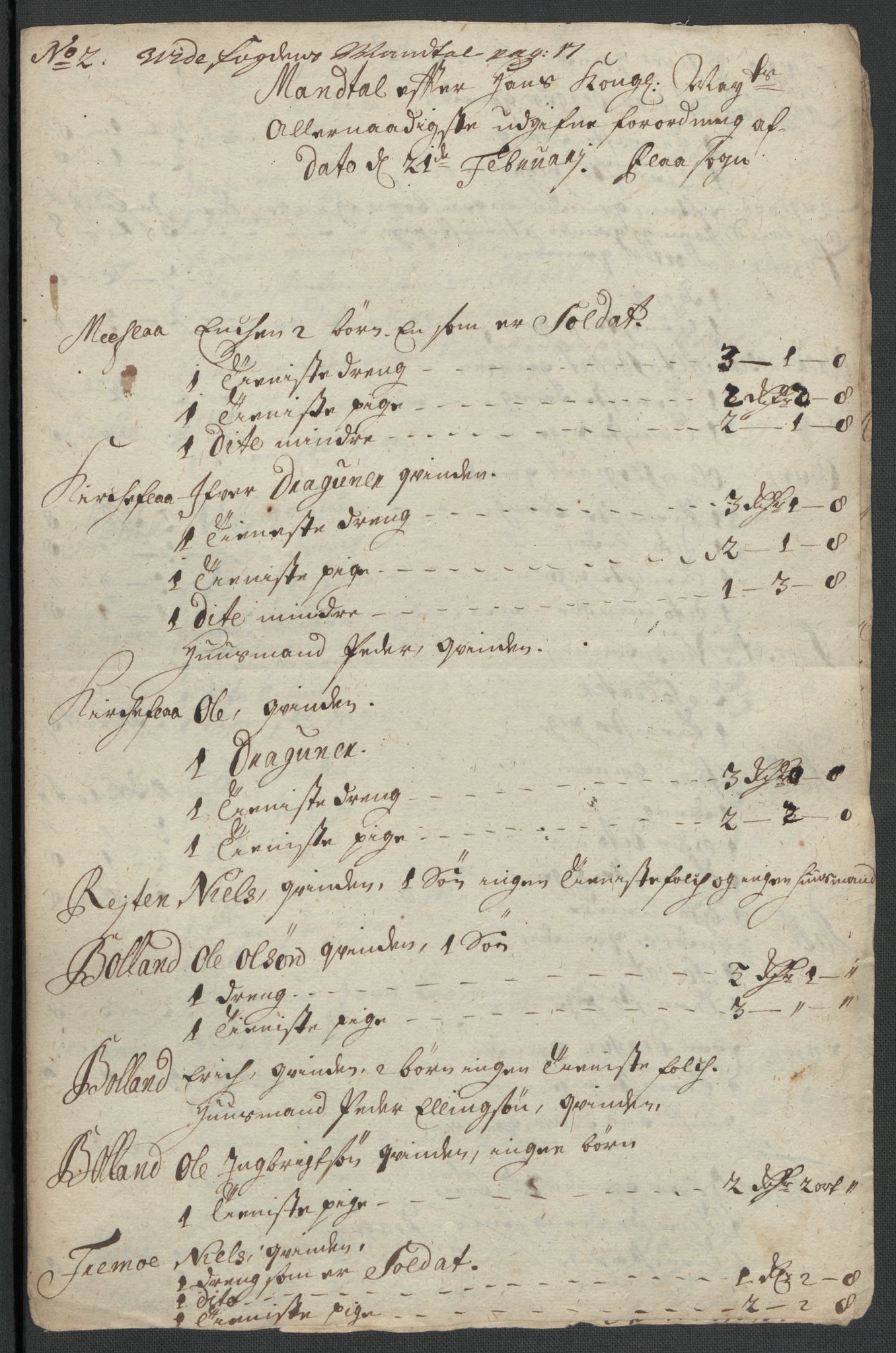Rentekammeret inntil 1814, Reviderte regnskaper, Fogderegnskap, RA/EA-4092/R60/L3962: Fogderegnskap Orkdal og Gauldal, 1711, s. 186
