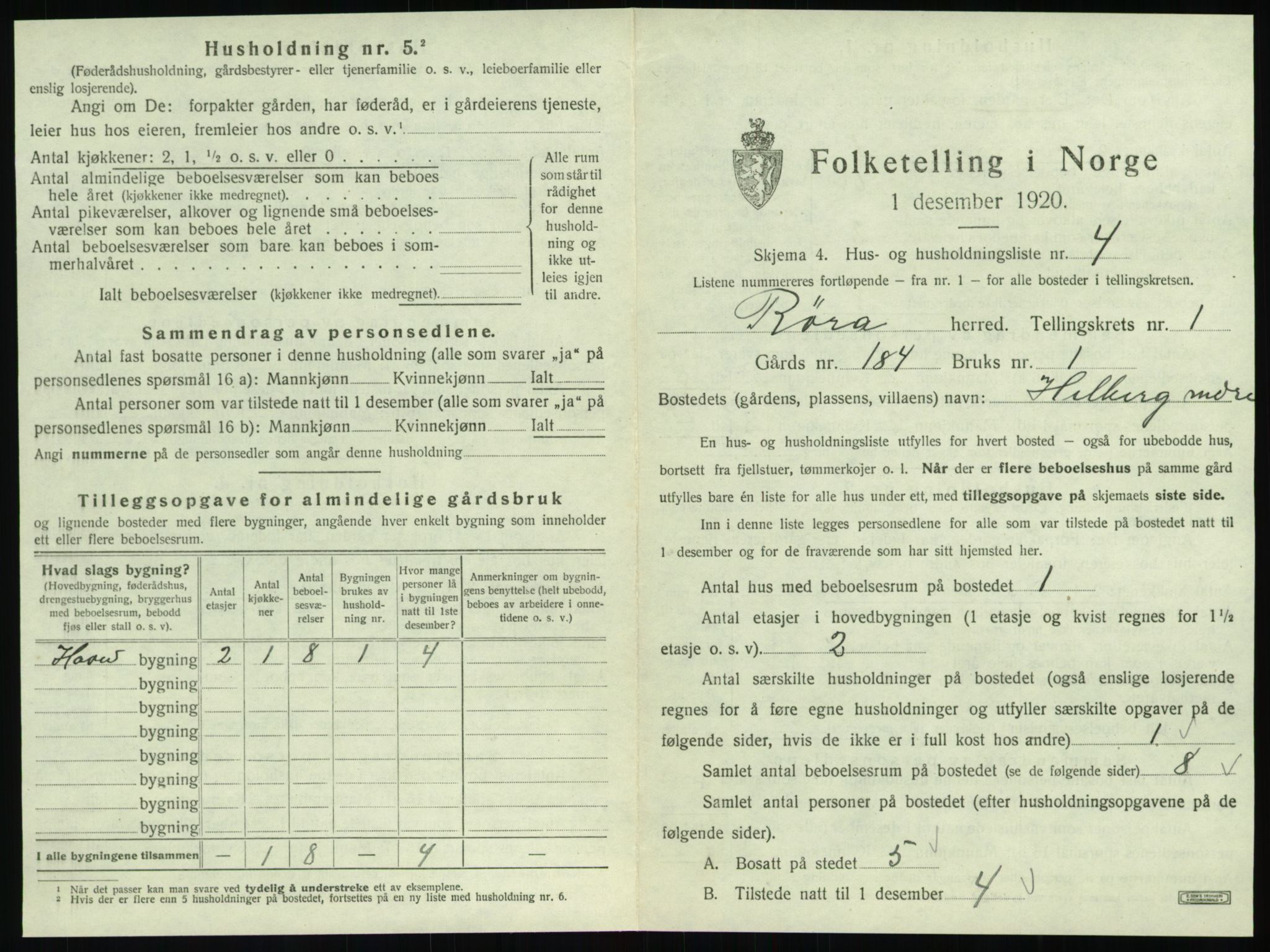 SAT, Folketelling 1920 for 1730 Røra herred, 1920, s. 29