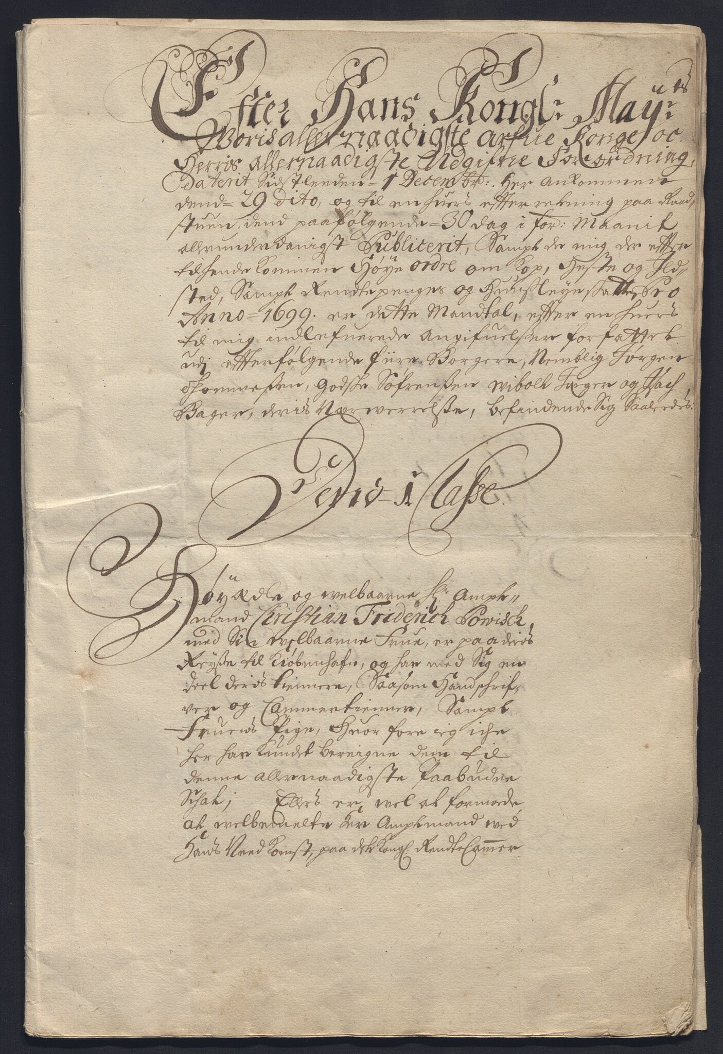 Rentekammeret inntil 1814, Reviderte regnskaper, Byregnskaper, AV/RA-EA-4066/R/Ro/L0302: [O4] Kontribusjonsregnskap, 1687-1711, s. 132