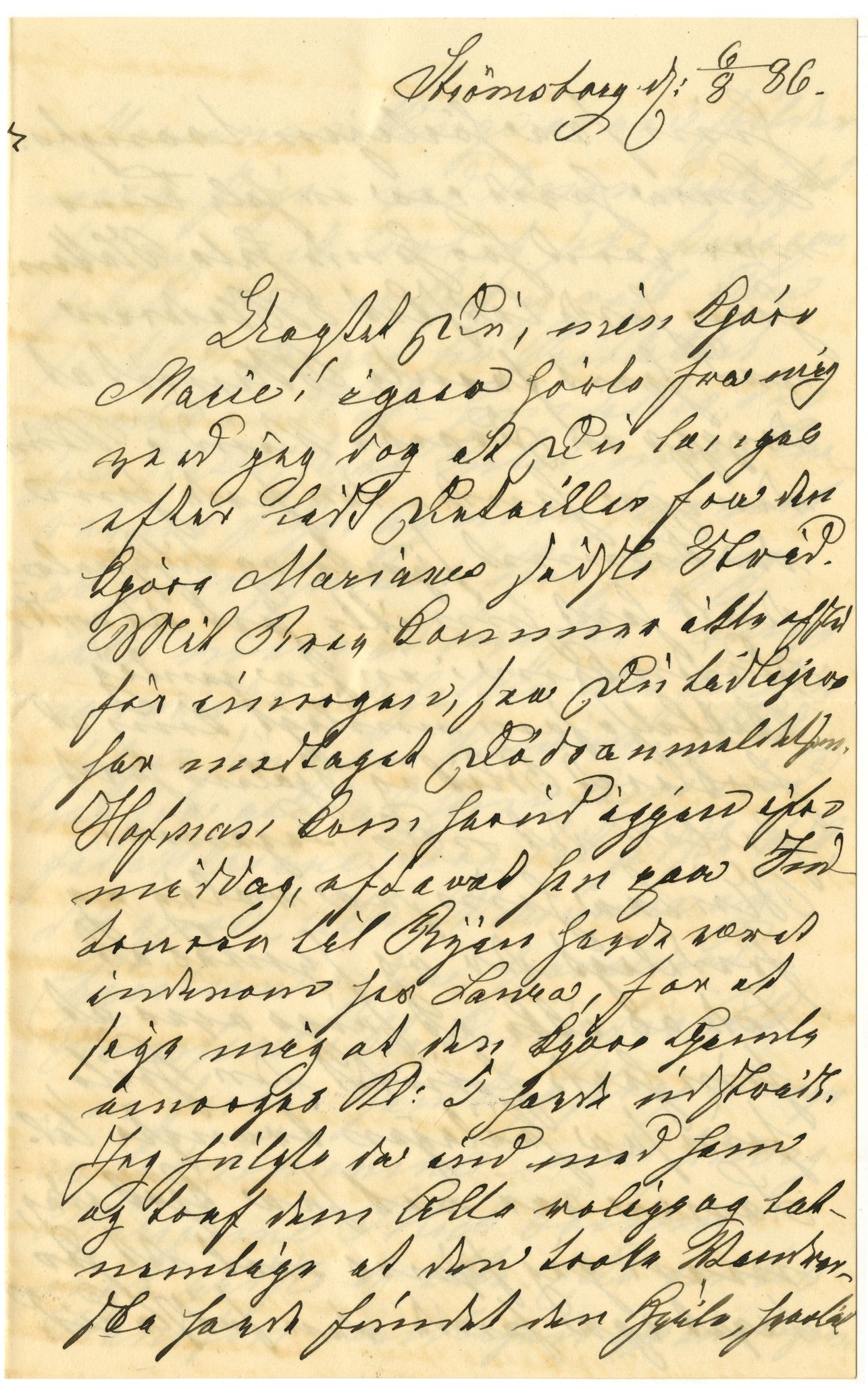 Diderik Maria Aalls brevsamling, NF/Ark-1023/F/L0001: D.M. Aalls brevsamling. A - B, 1738-1889, s. 9