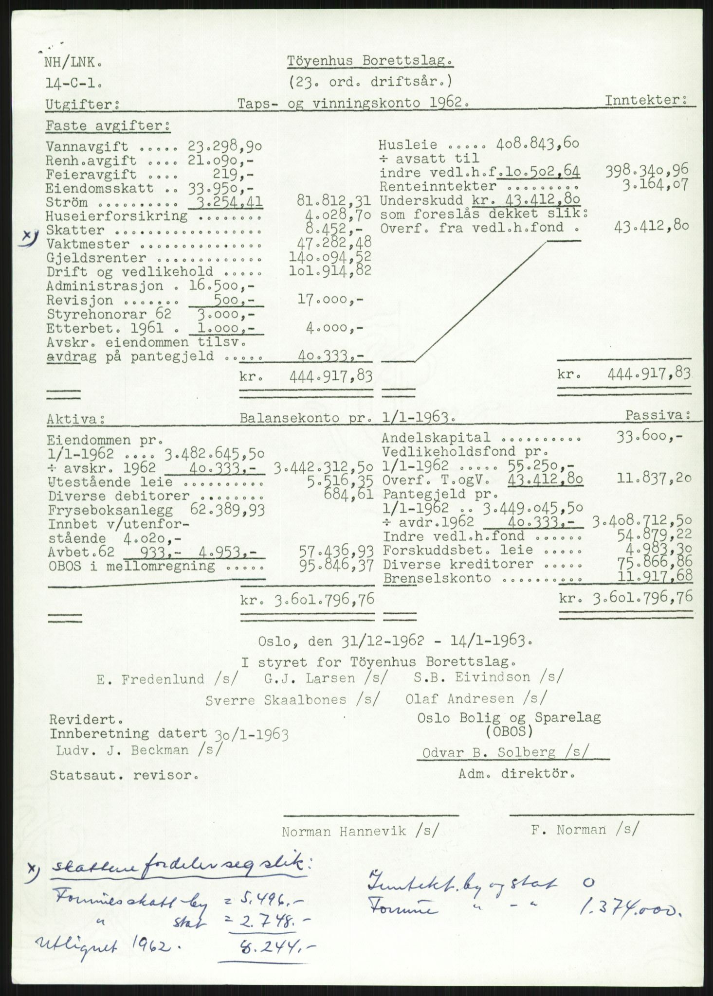 Kommunaldepartementet, Boligkomiteen av 1962, AV/RA-S-1456/D/L0002: --, 1958-1962, s. 299