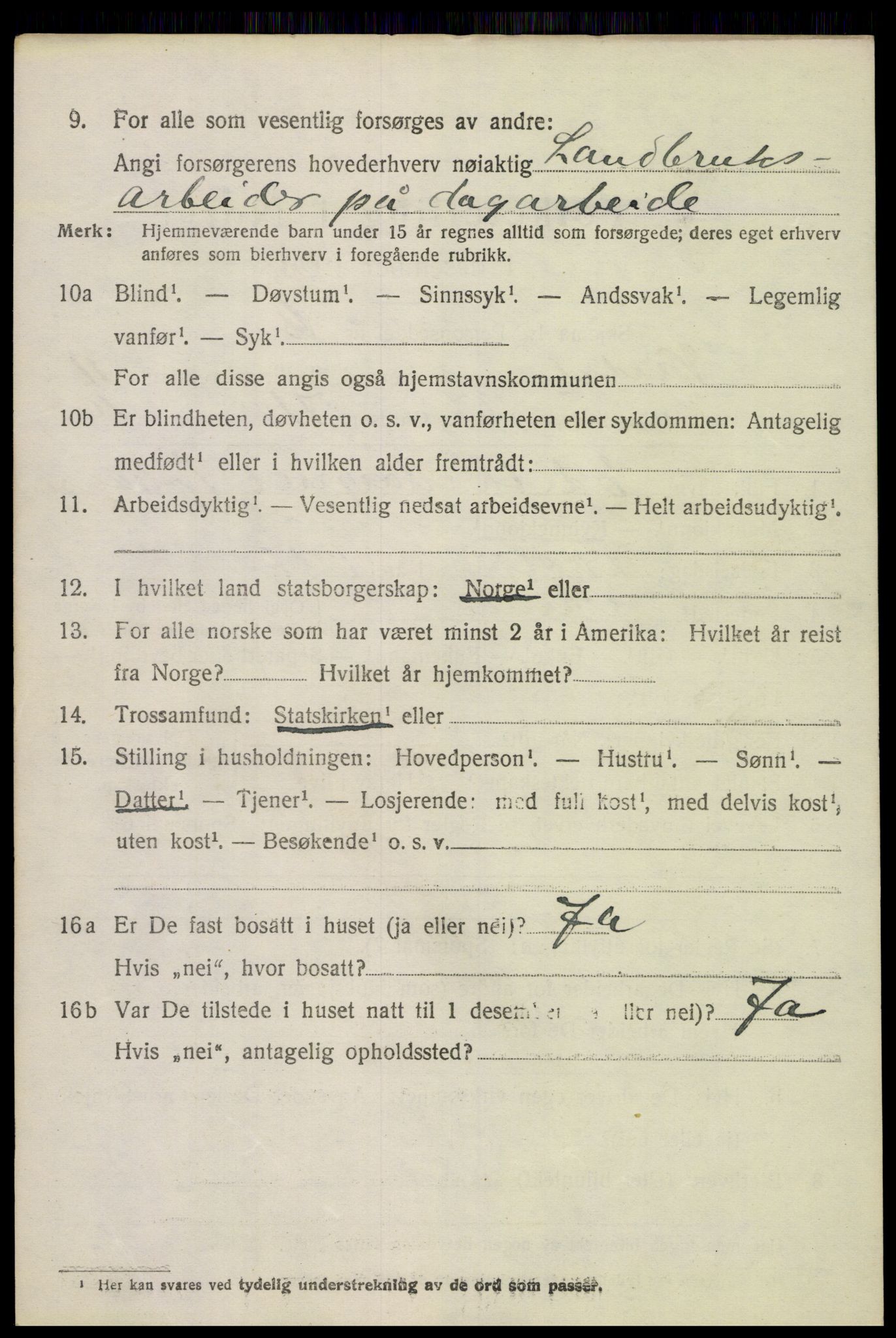 SAH, Folketelling 1920 for 0527 Vardal herred, 1920, s. 12406