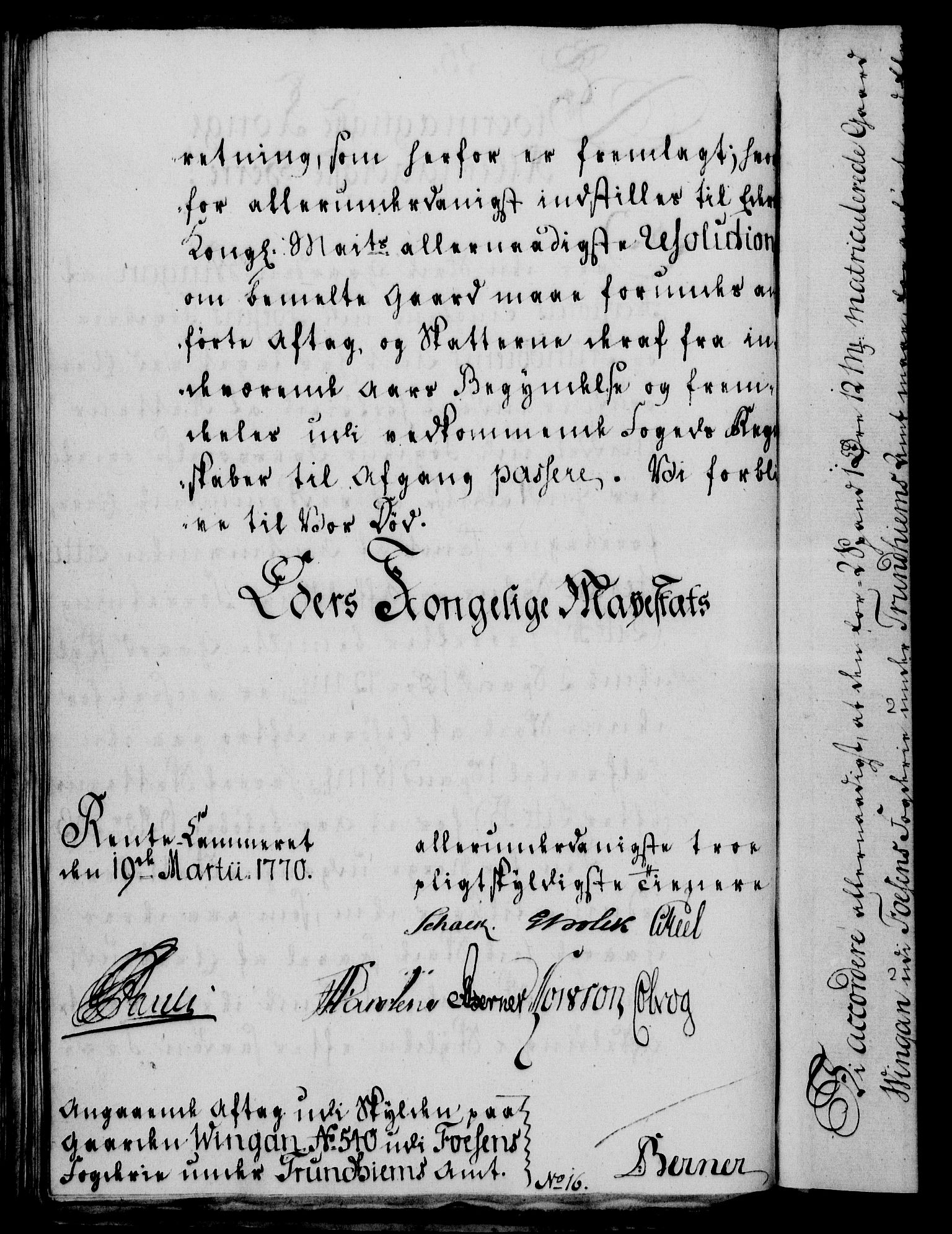 Rentekammeret, Kammerkanselliet, RA/EA-3111/G/Gf/Gfa/L0052: Norsk relasjons- og resolusjonsprotokoll (merket RK 52.52), 1770, s. 133
