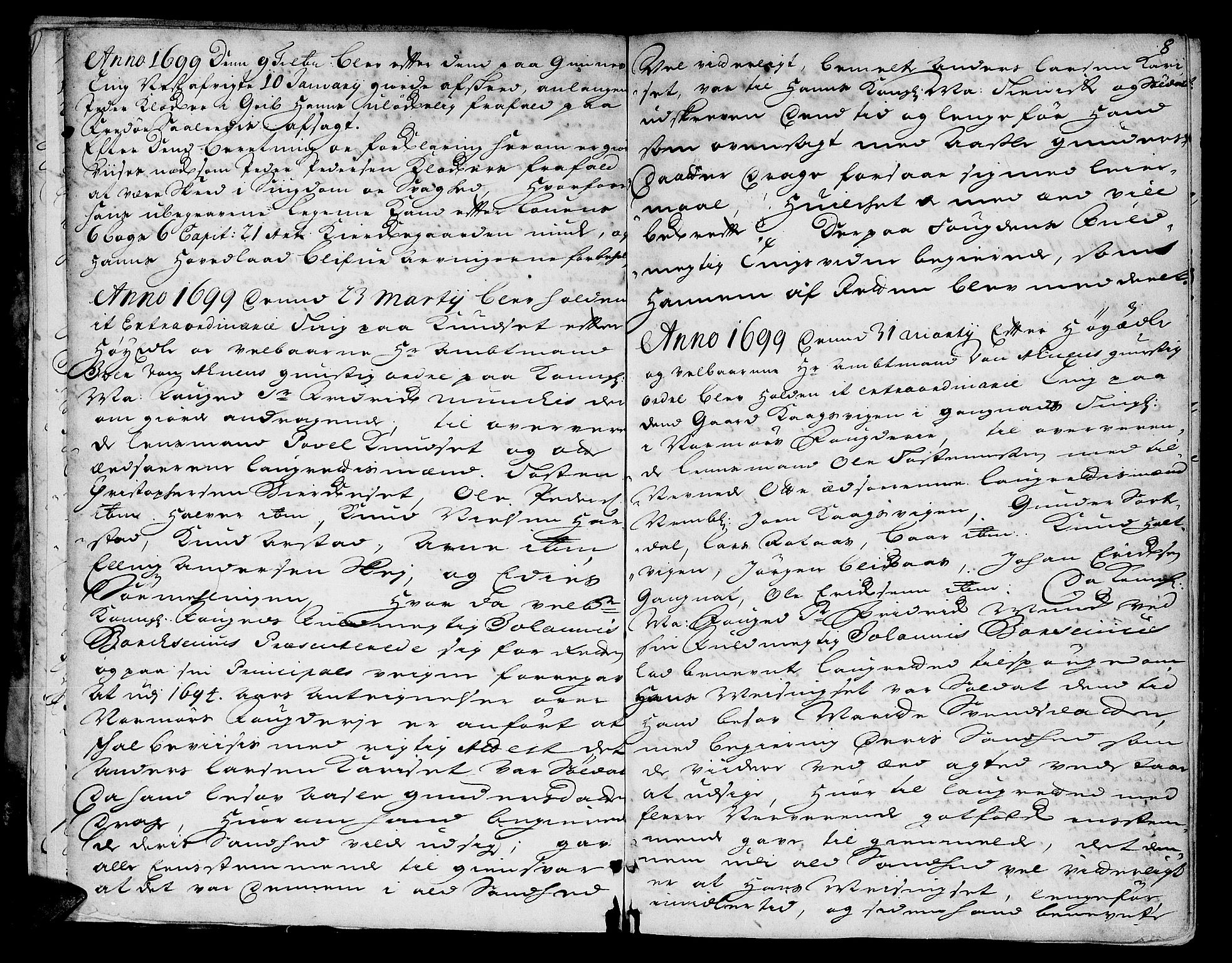 Nordmøre sorenskriveri, AV/SAT-A-4132/1/1/1A/L0008: Tingbok nr. 7a, 1699-1703, s. 7b-8a