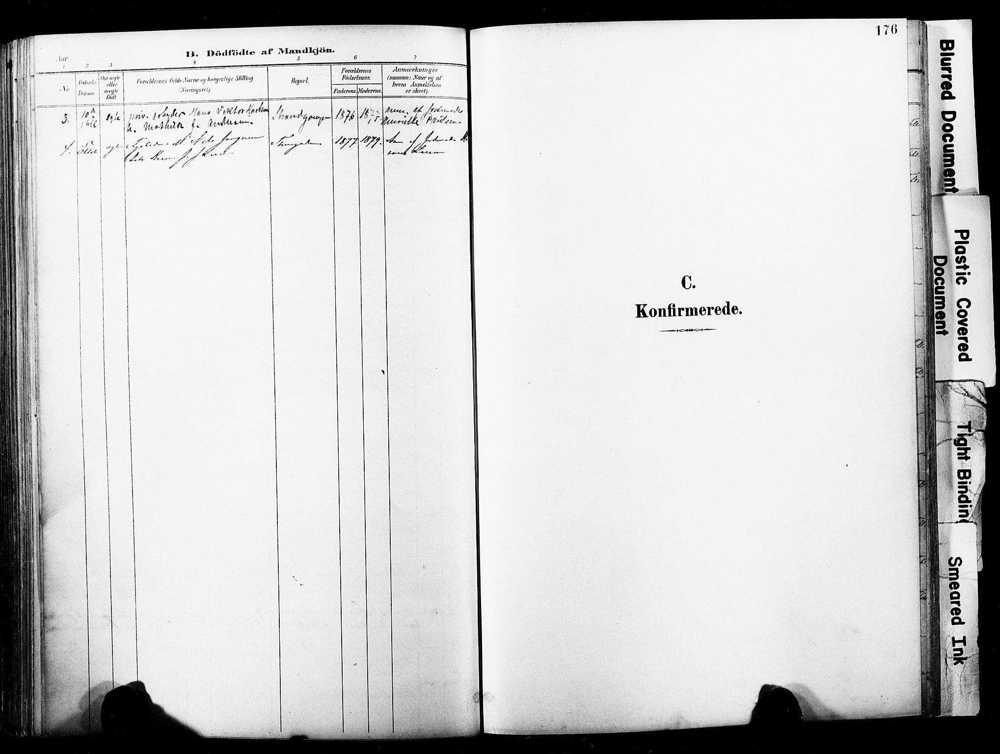 Horten kirkebøker, SAKO/A-348/F/Fa/L0005: Ministerialbok nr. 5, 1896-1904, s. 176