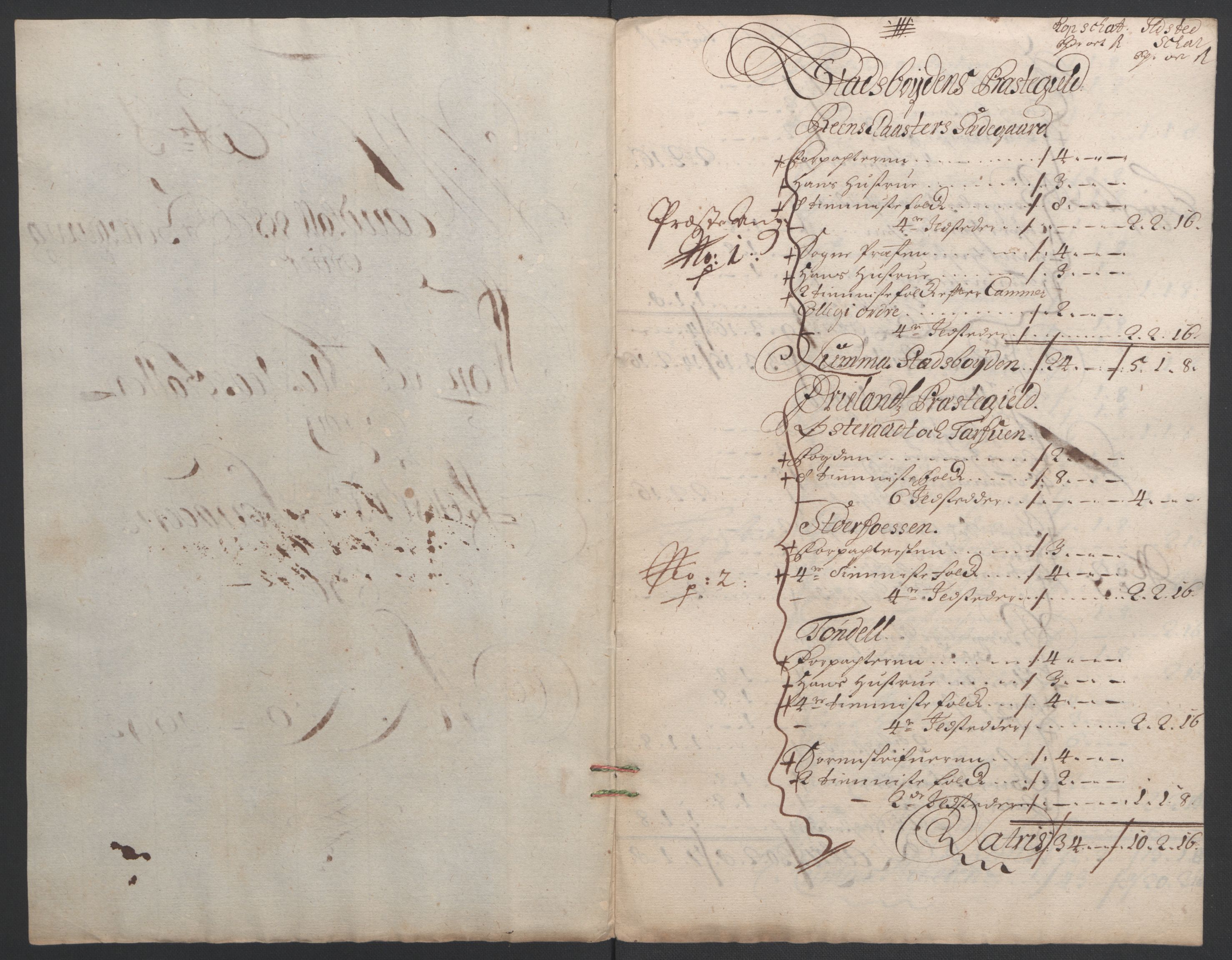 Rentekammeret inntil 1814, Reviderte regnskaper, Fogderegnskap, RA/EA-4092/R57/L3849: Fogderegnskap Fosen, 1692-1693, s. 144
