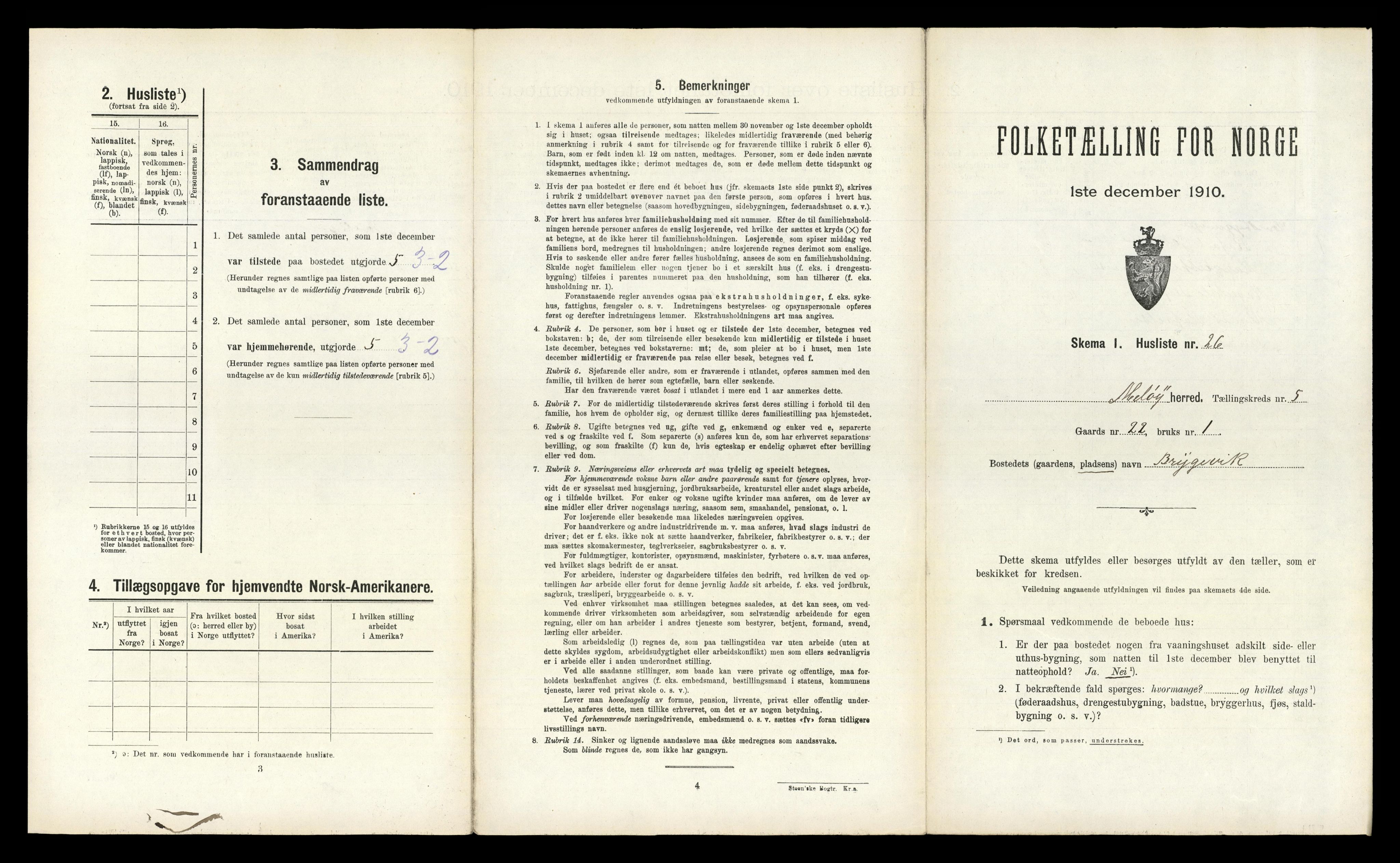 RA, Folketelling 1910 for 1837 Meløy herred, 1910, s. 364