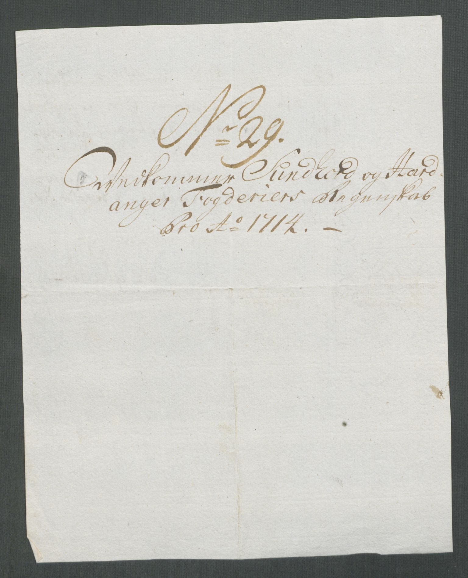 Rentekammeret inntil 1814, Reviderte regnskaper, Fogderegnskap, AV/RA-EA-4092/R48/L2990: Fogderegnskap Sunnhordland og Hardanger, 1714, s. 218