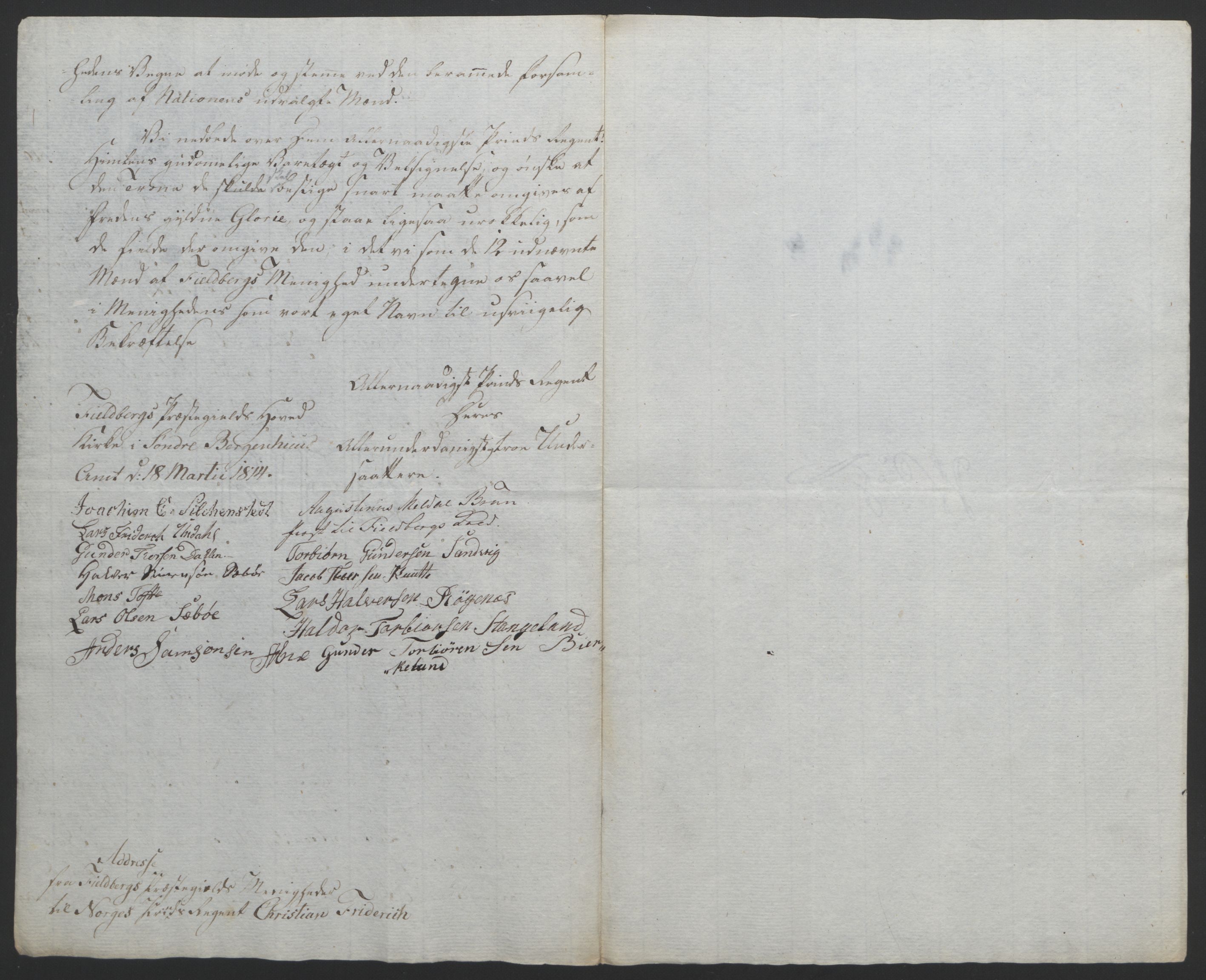 Statsrådssekretariatet, AV/RA-S-1001/D/Db/L0008: Fullmakter for Eidsvollsrepresentantene i 1814. , 1814, s. 276