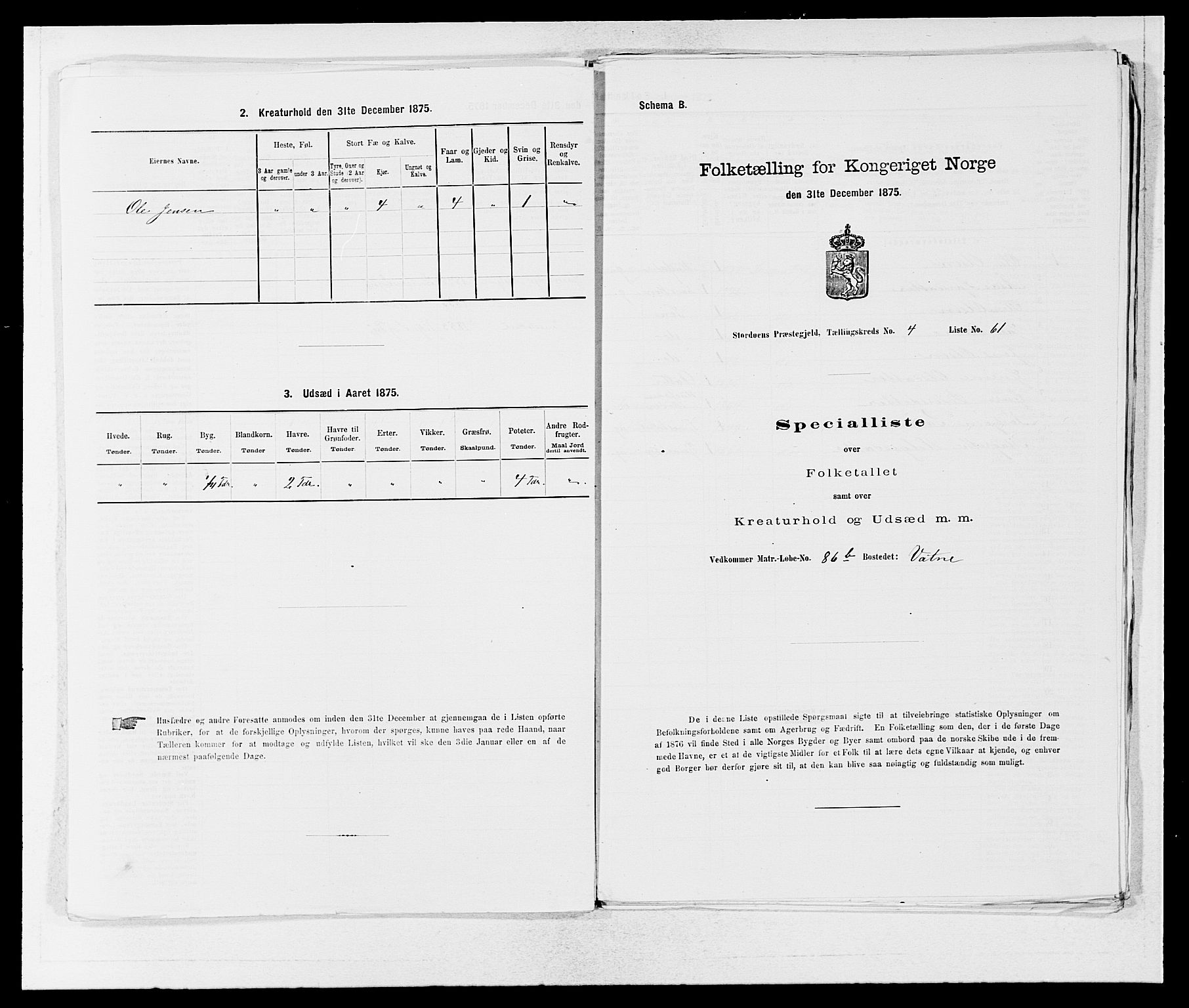 SAB, Folketelling 1875 for 1221P Stord prestegjeld, 1875, s. 377
