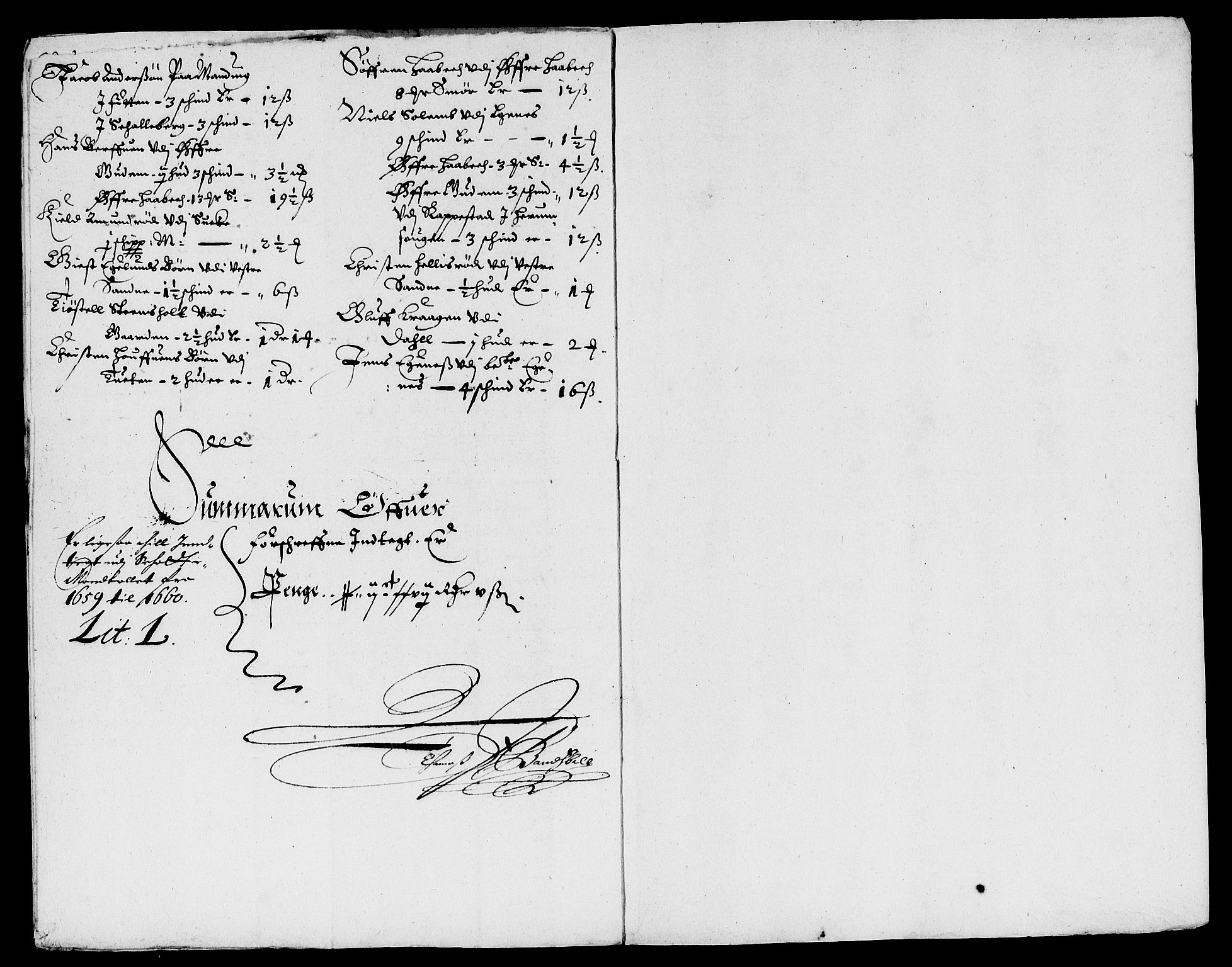 Rentekammeret inntil 1814, Reviderte regnskaper, Lensregnskaper, RA/EA-5023/R/Rb/Rbl/L0012: Brunla len, 1658-1660