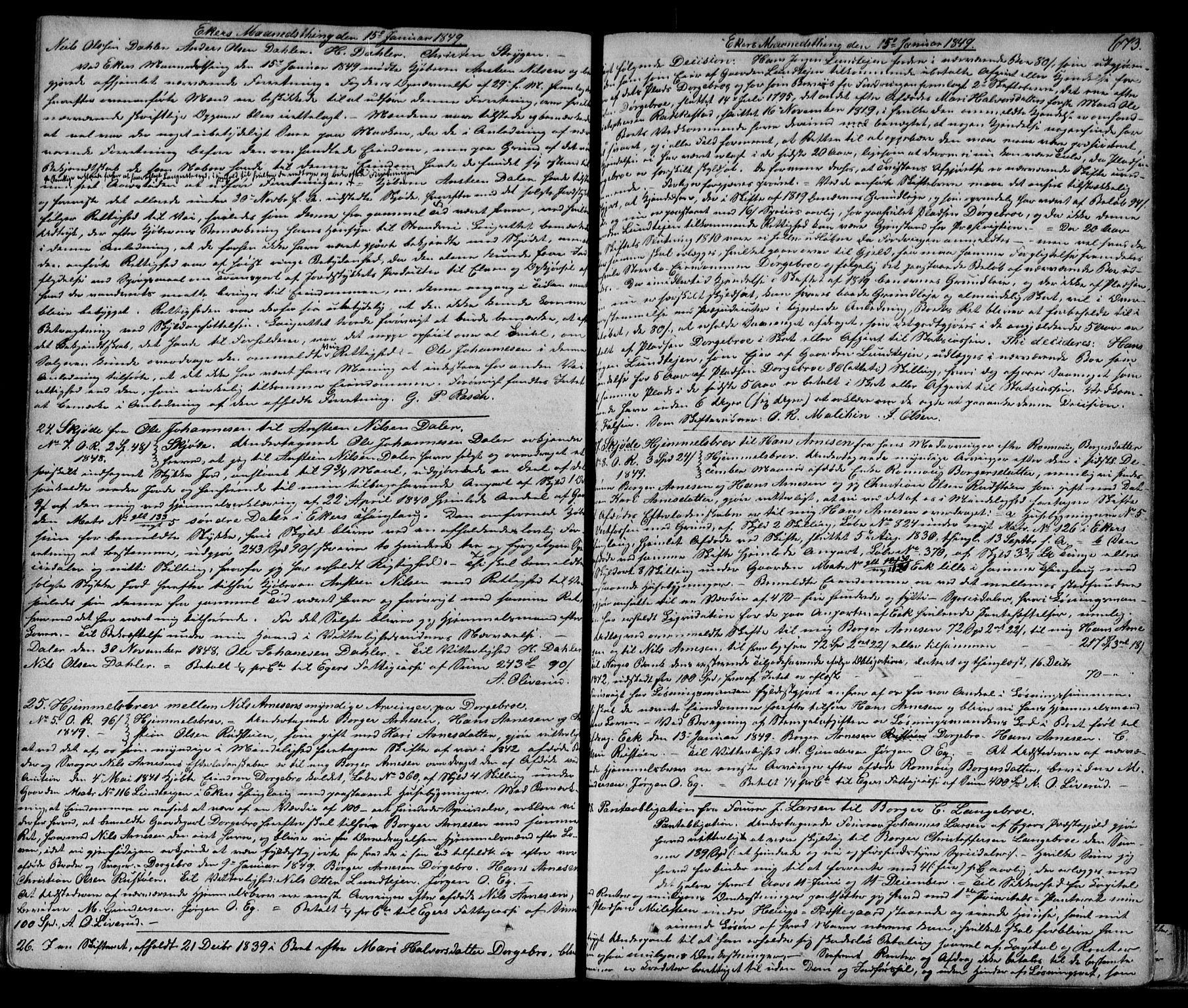 Eiker, Modum og Sigdal sorenskriveri, SAKO/A-123/G/Ga/Gaa/L0012b: Pantebok nr. I 12b, 1848-1850, s. 673