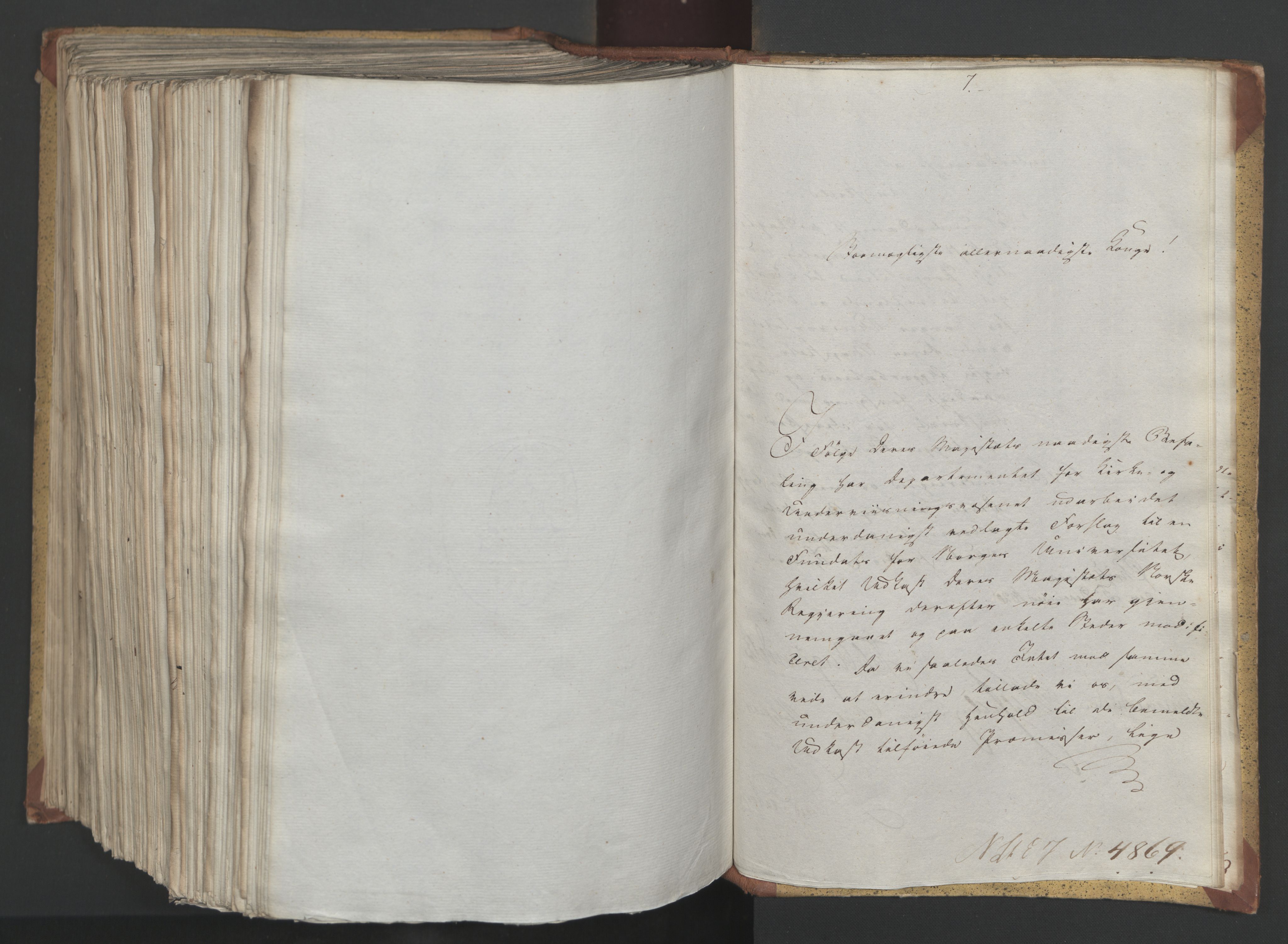 Statsrådsavdelingen i Stockholm, AV/RA-S-1003/D/Da/L0024: Regjeringsinnstillinger nr. 4663-4873, 1820, s. 589