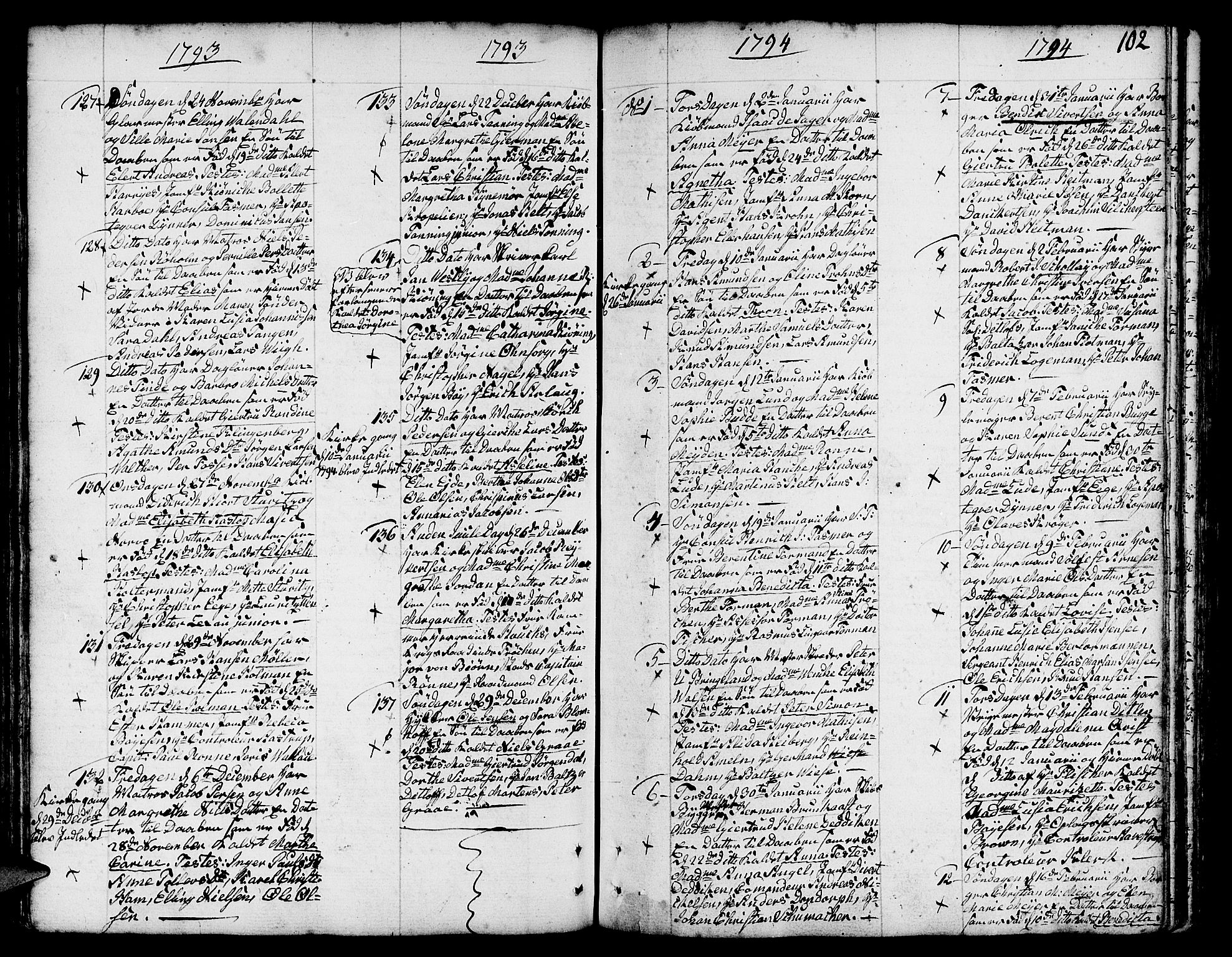 Nykirken Sokneprestembete, AV/SAB-A-77101/H/Haa/L0005: Ministerialbok nr. A 5, 1775-1808, s. 102