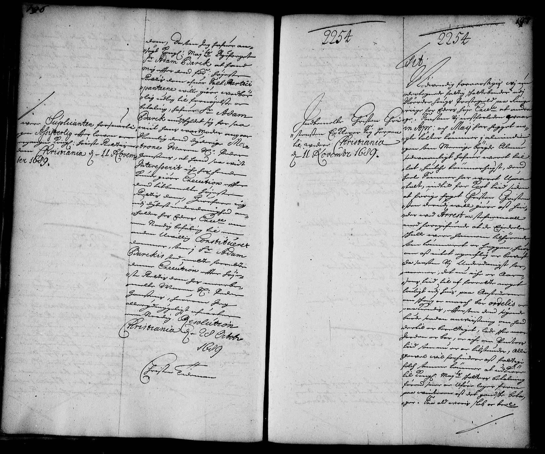 Stattholderembetet 1572-1771, AV/RA-EA-2870/Ae/L0007: Supplikasjons- og resolusjonsprotokoll, 1689-1691, s. 196-197