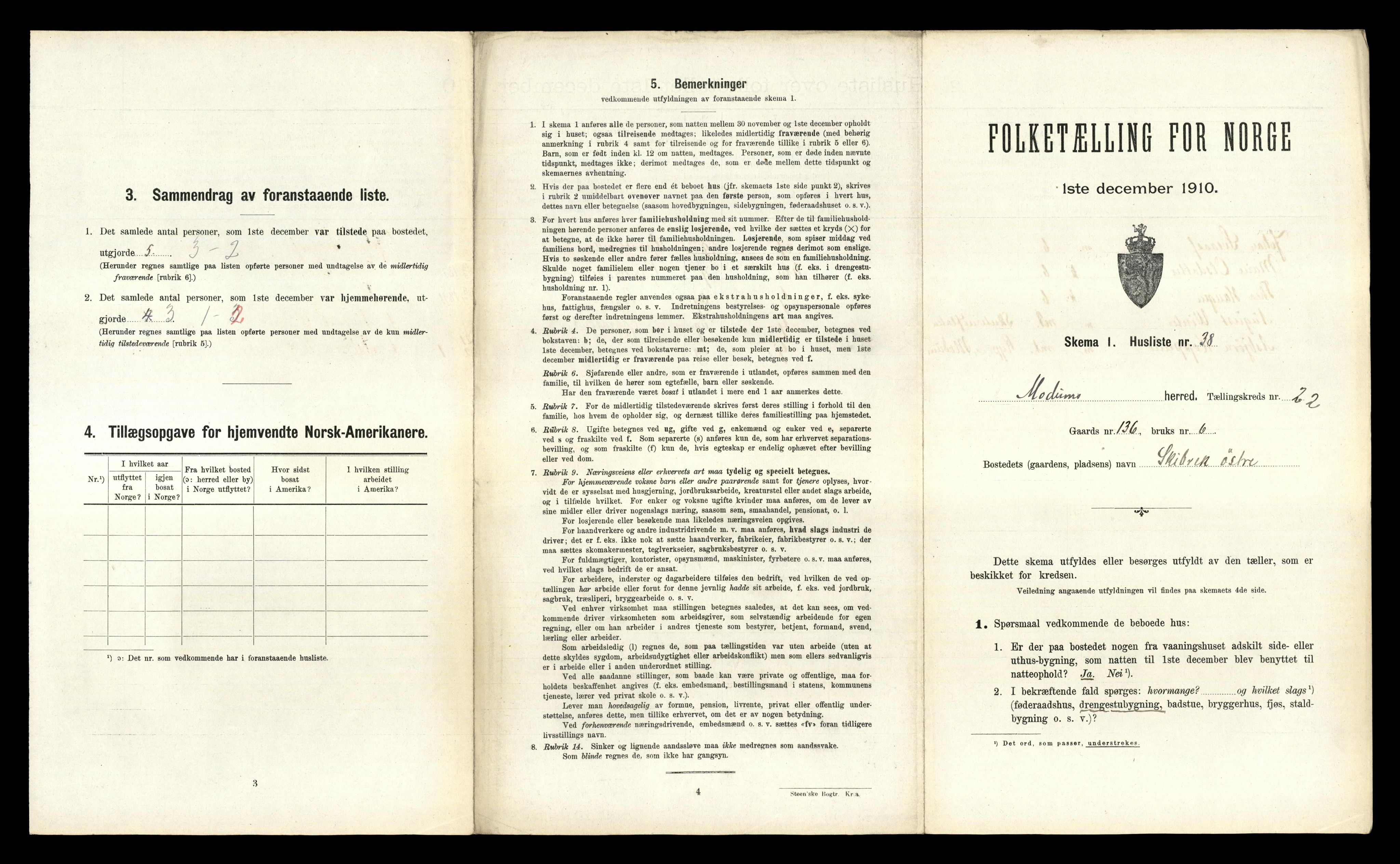 RA, Folketelling 1910 for 0623 Modum herred, 1910, s. 3516