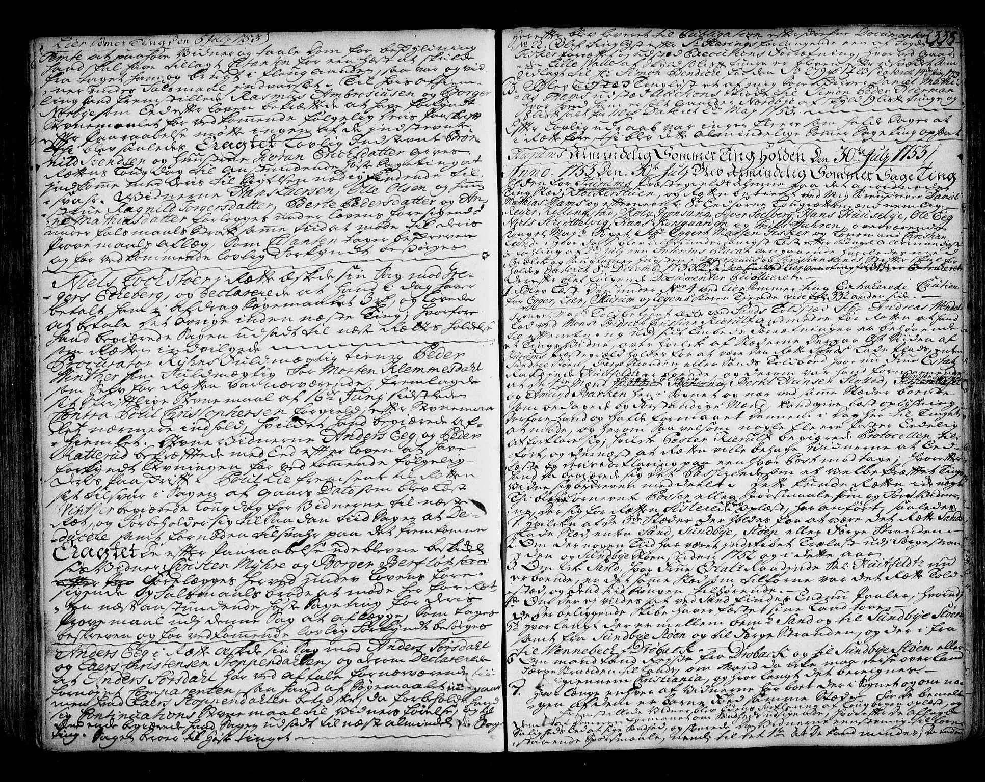 Lier, Røyken og Hurum sorenskriveri, SAKO/A-89/F/Fa/L0052: Tingbok, 1748-1755, s. 338