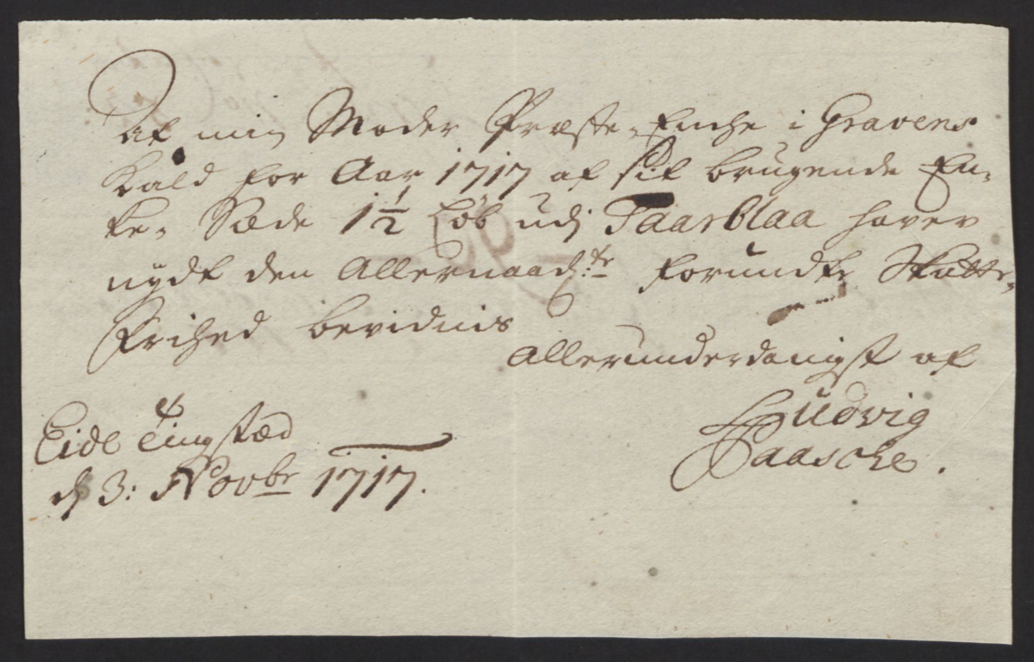 Rentekammeret inntil 1814, Reviderte regnskaper, Fogderegnskap, RA/EA-4092/R48/L2994: Fogderegnskap Sunnhordland og Hardanger, 1717, s. 390