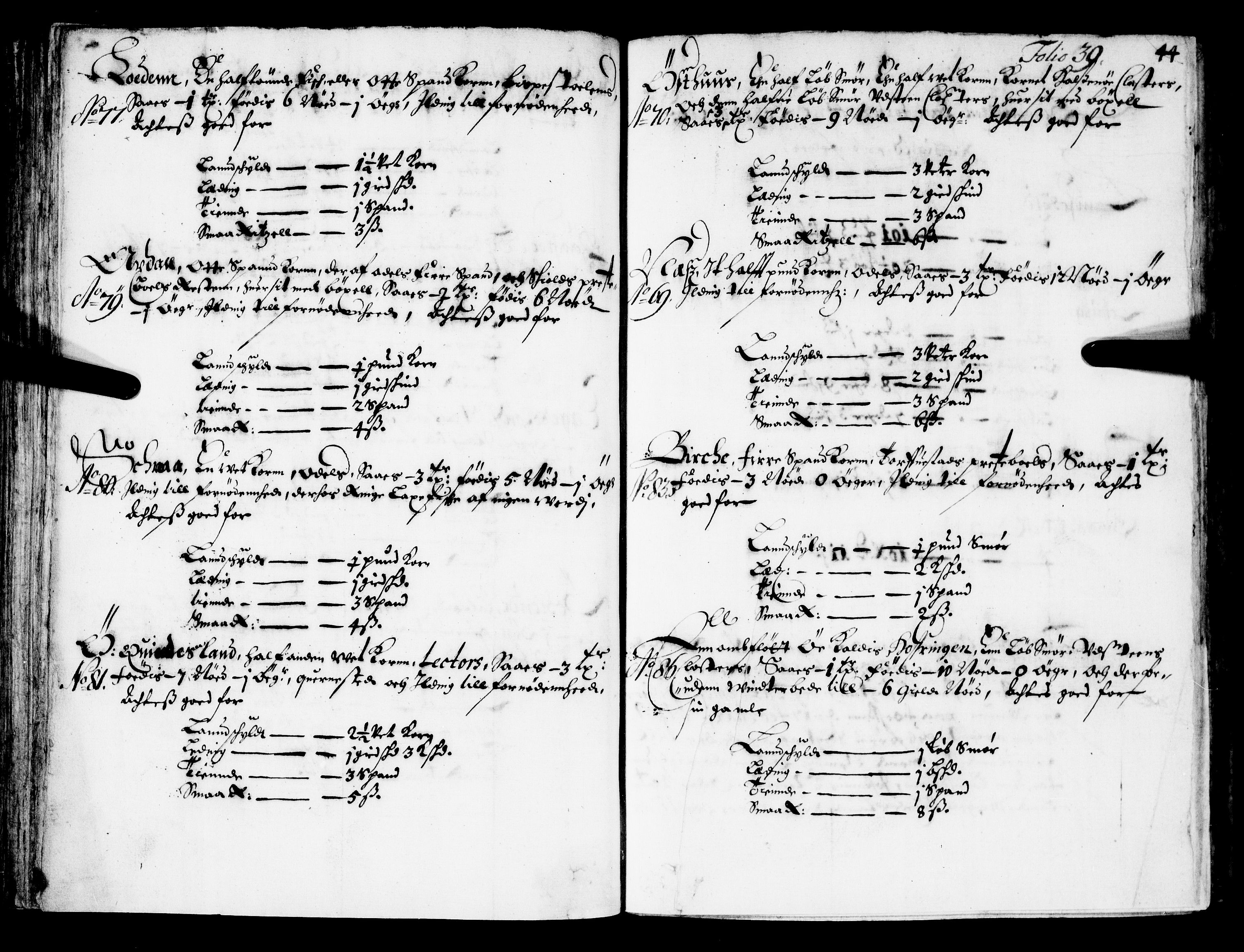 Rentekammeret inntil 1814, Realistisk ordnet avdeling, RA/EA-4070/N/Nb/Nba/L0033: Ryfylke fogderi, 1668, s. 38b-39a