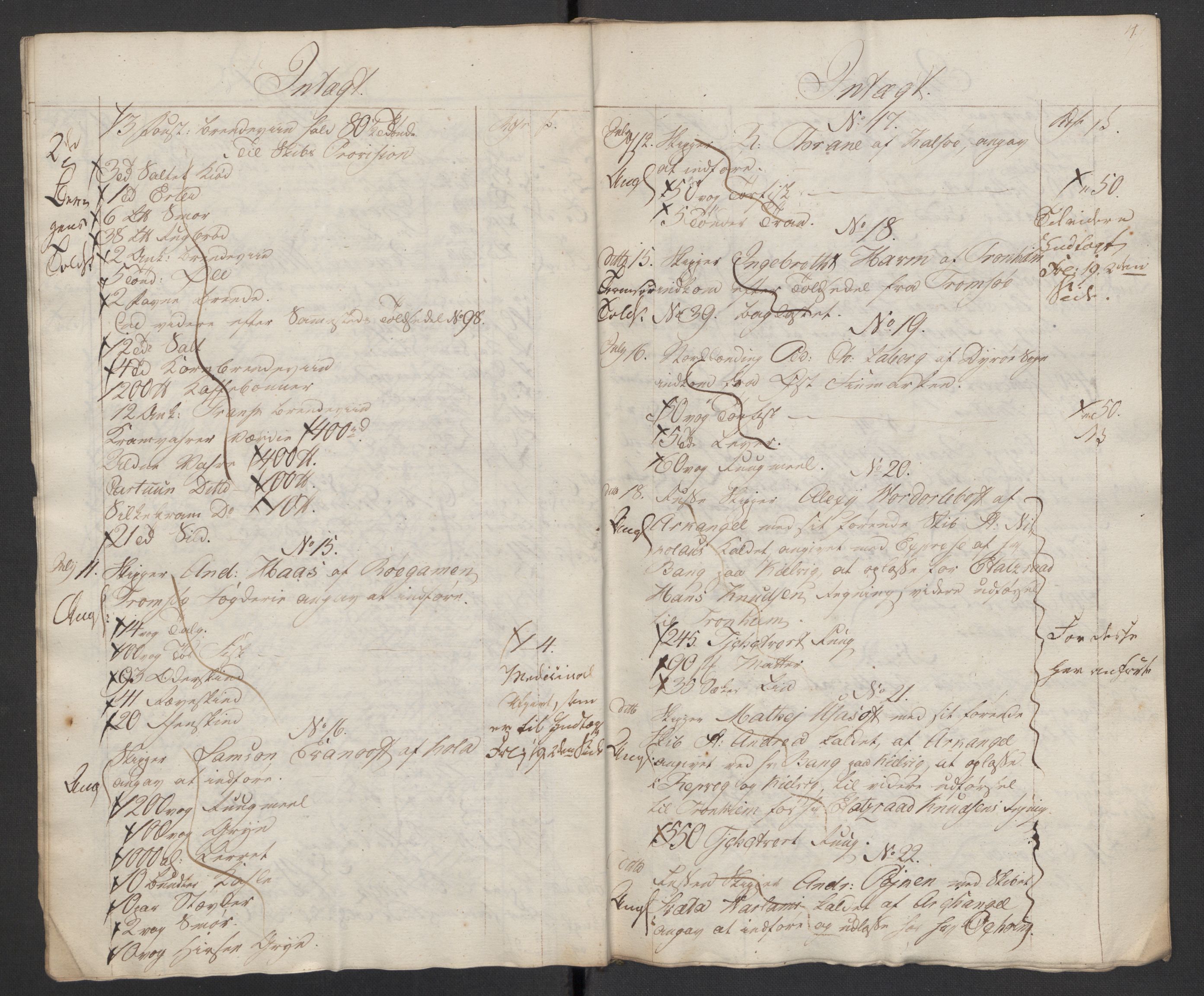 Generaltollkammeret, tollregnskaper, AV/RA-EA-5490/R36/L0004/0004: Tollregnskaper Hammerfest / Tollbok, 1808