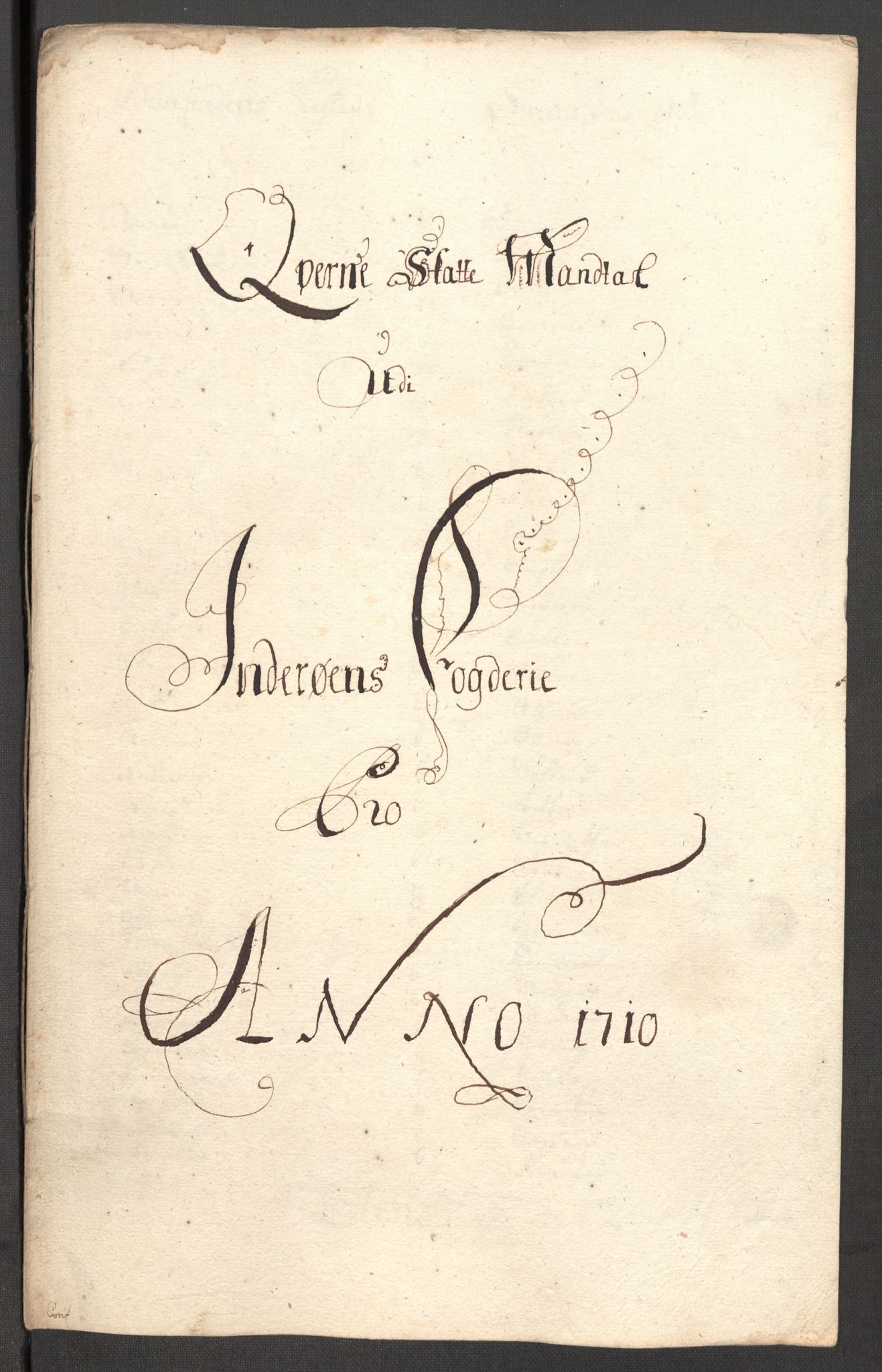 Rentekammeret inntil 1814, Reviderte regnskaper, Fogderegnskap, RA/EA-4092/R63/L4318: Fogderegnskap Inderøy, 1710, s. 141